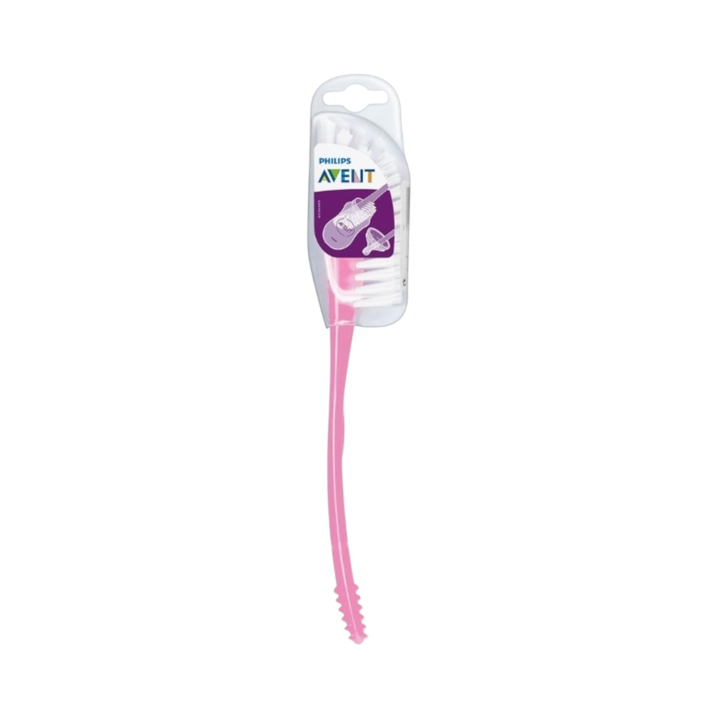 Philips Avent Feeding Bottle & Teat Brush Pink SCF145/07