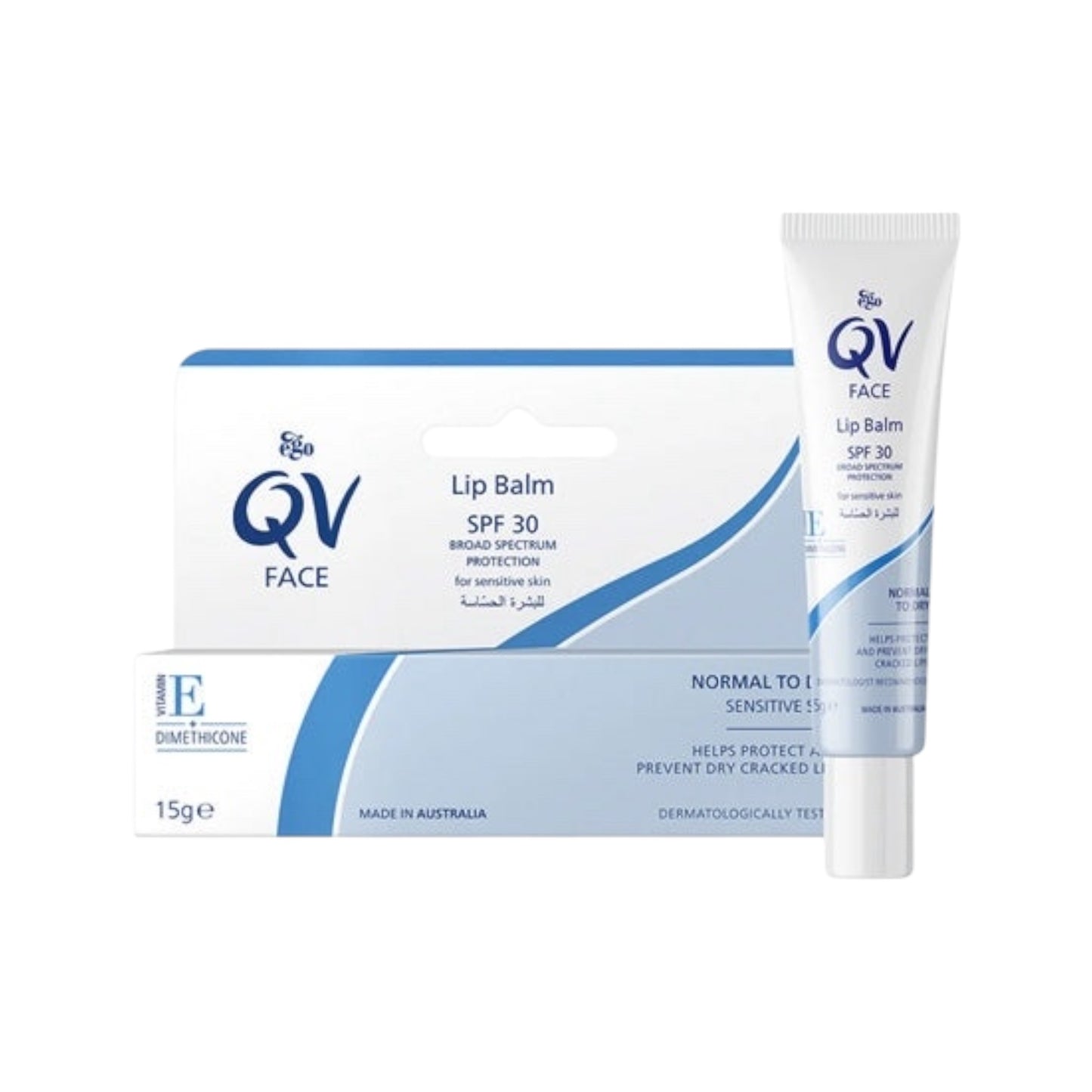Qv Lip Balm Spf 30 Normal To Dry 15g