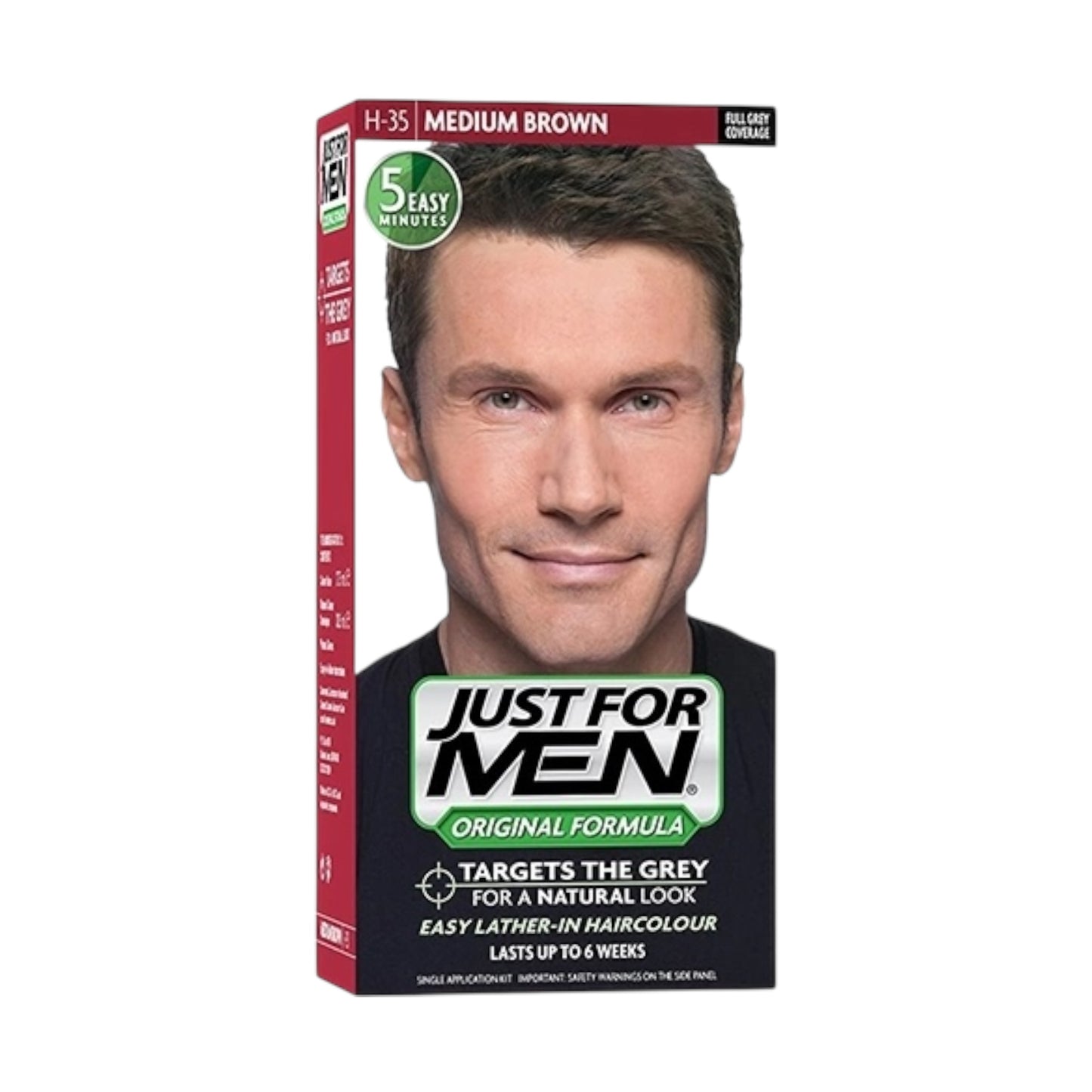 Just For Men Shampoo صبغة الشعر
In Haircolour Darkest Brown-H50