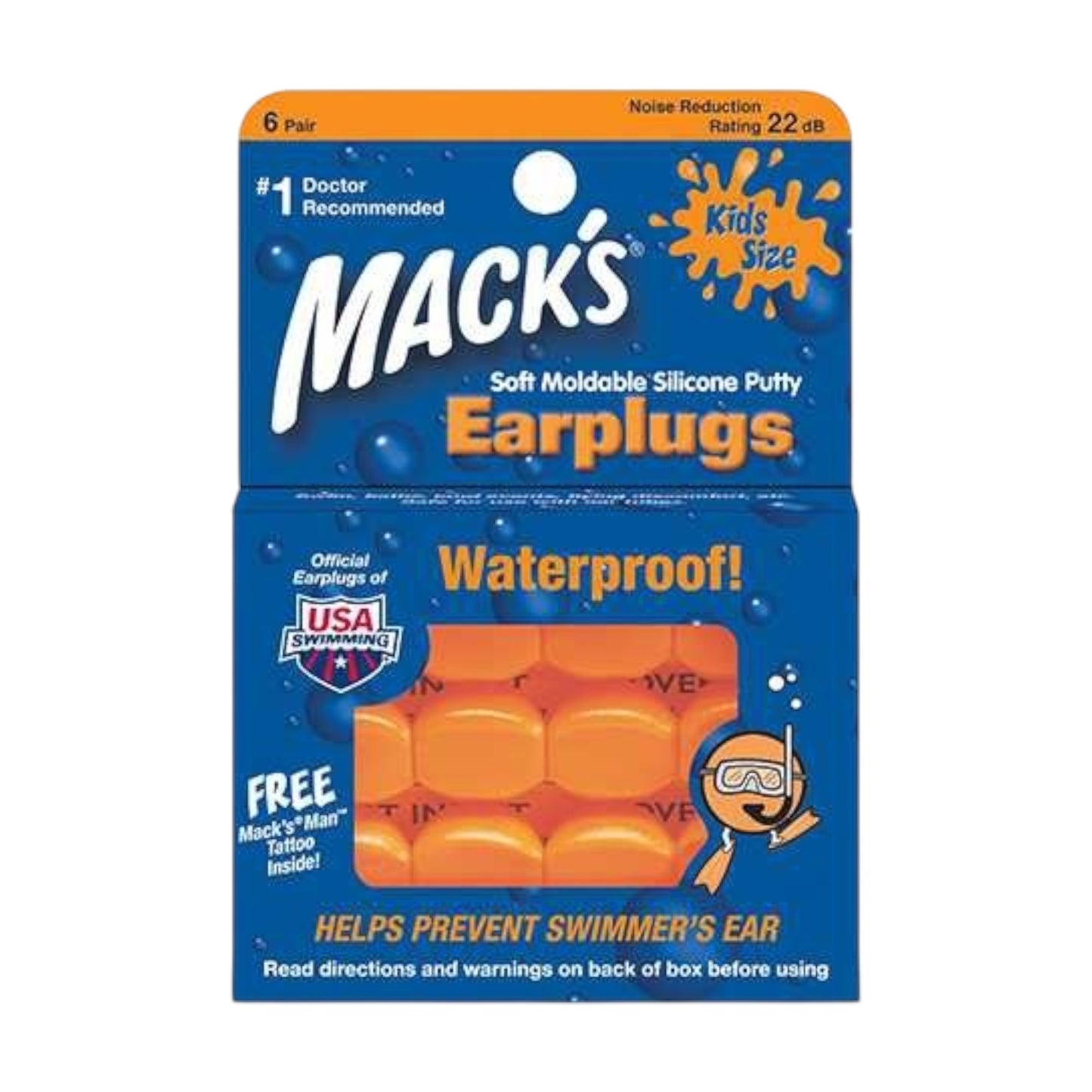 Mack’s Kids Earplugs 6 Pairs