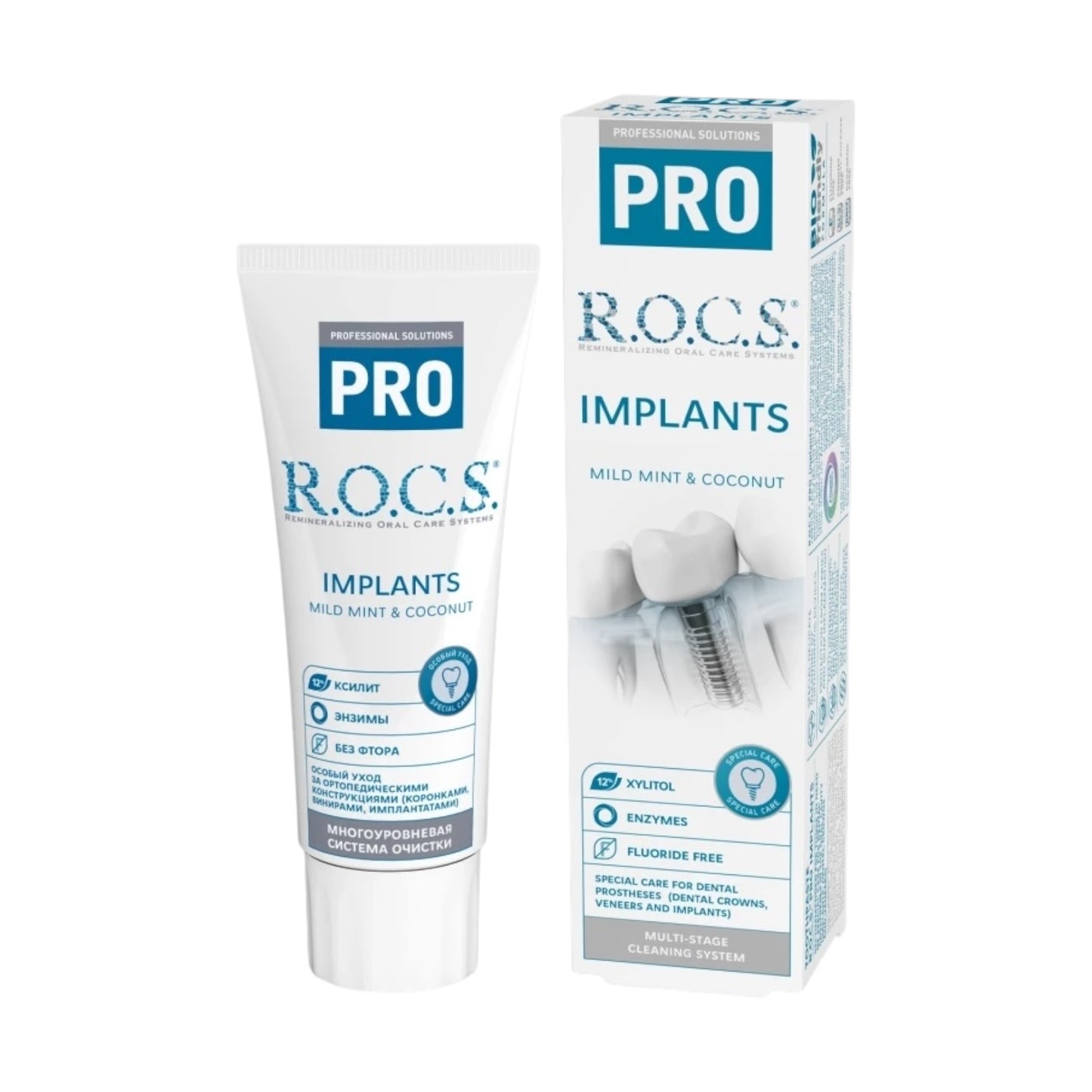 R.O.C.S. Toothpaste Pro Implant 74g