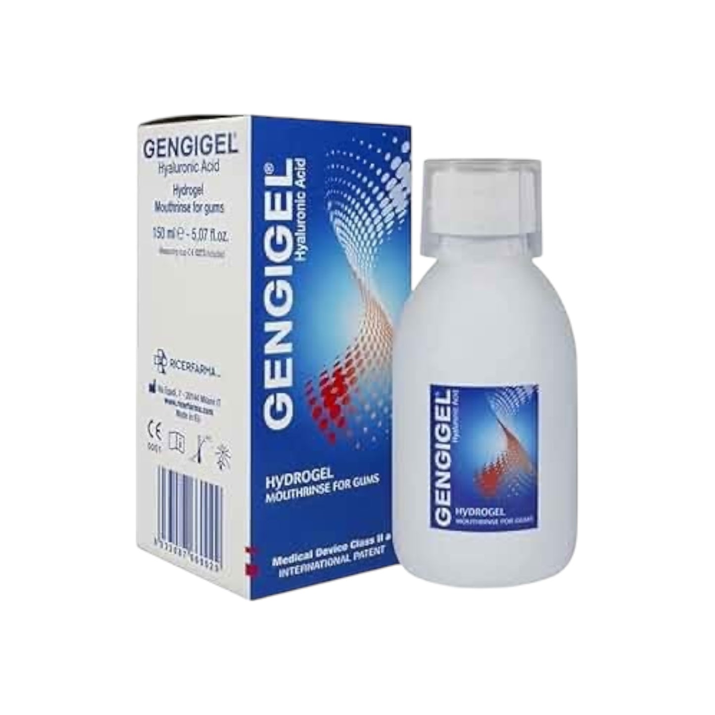 Gengigel غسول الفم والأسنان
Mouthwash 150ml