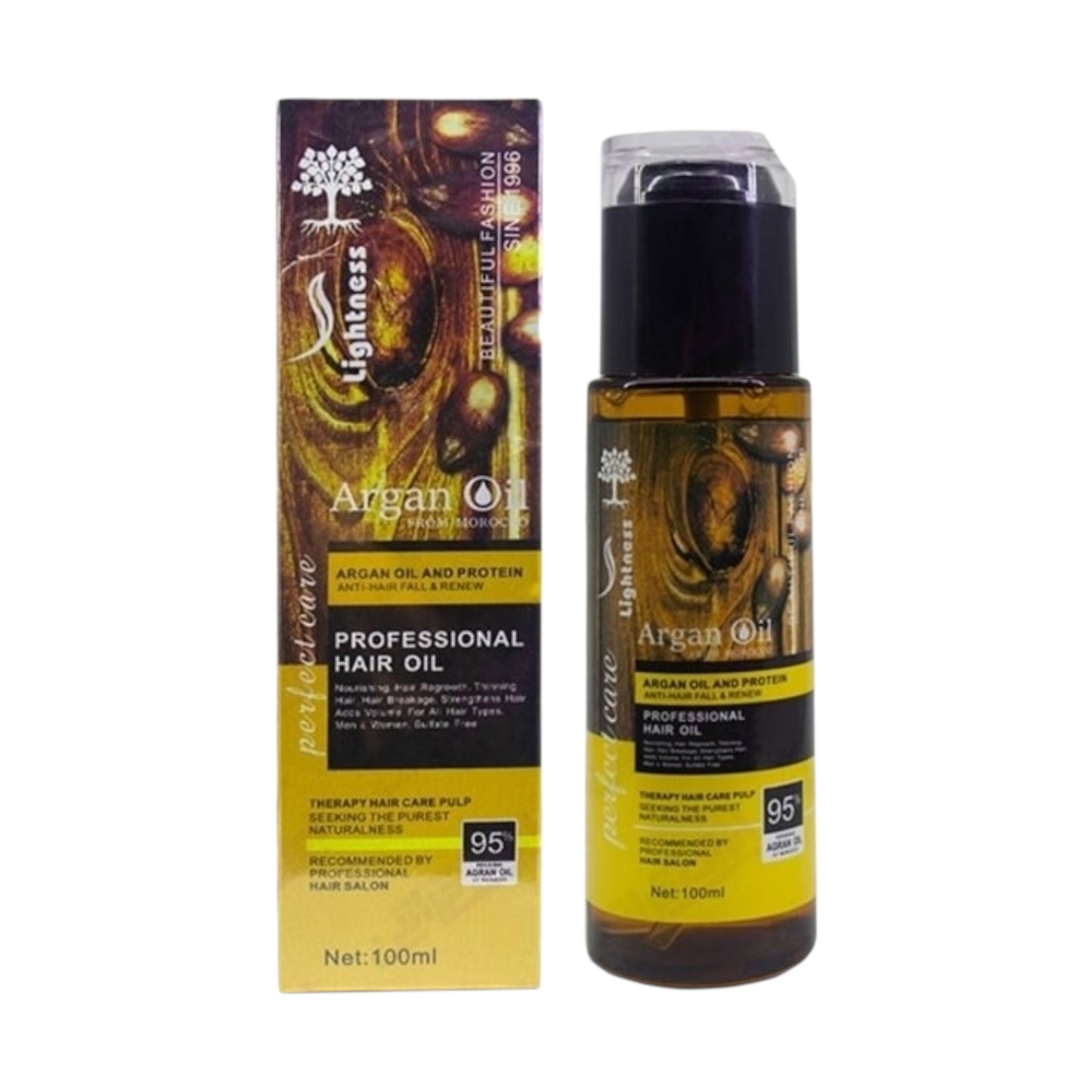 Lightness Argan Oil& زيت الشعر
Protein Anti Hair Fall Oil 100ml
