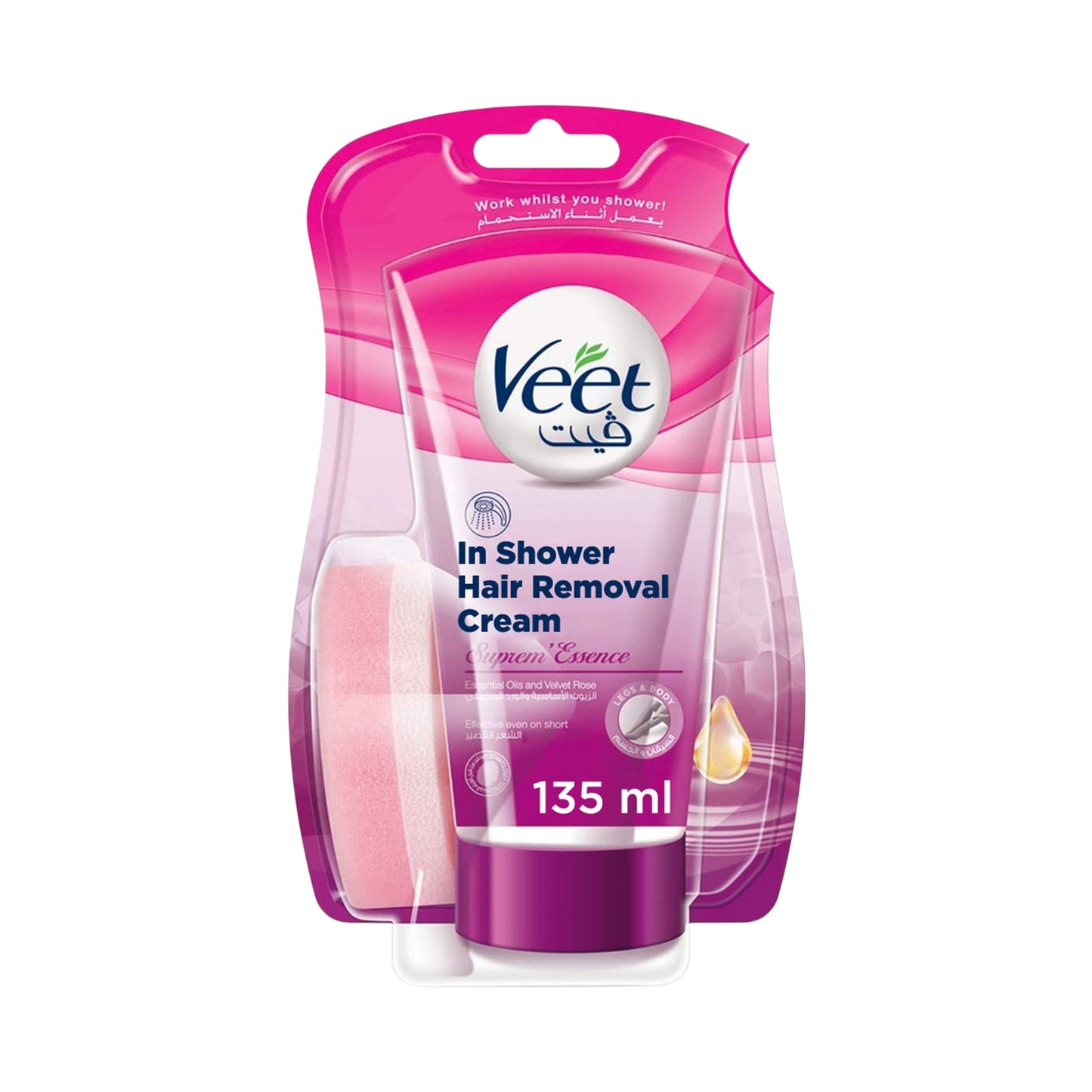 Veet In Shower Hair كريم ازالة الشعر
Removal Cream Super Essense