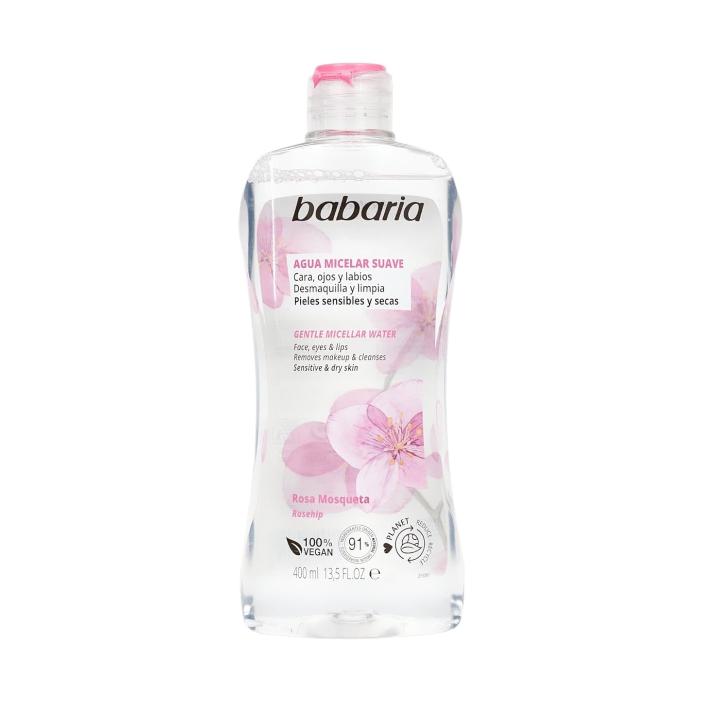 Babaria Gentle Rosehip Micellar Water 400ml