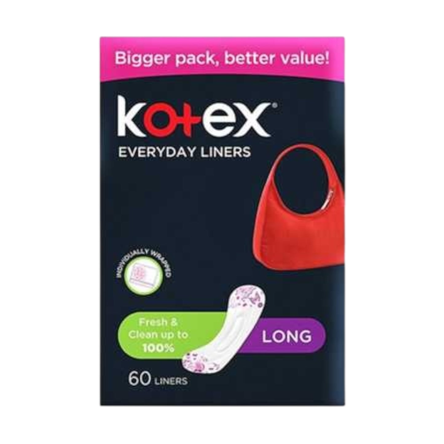 Kotex Daily Long Pads 60 Pads