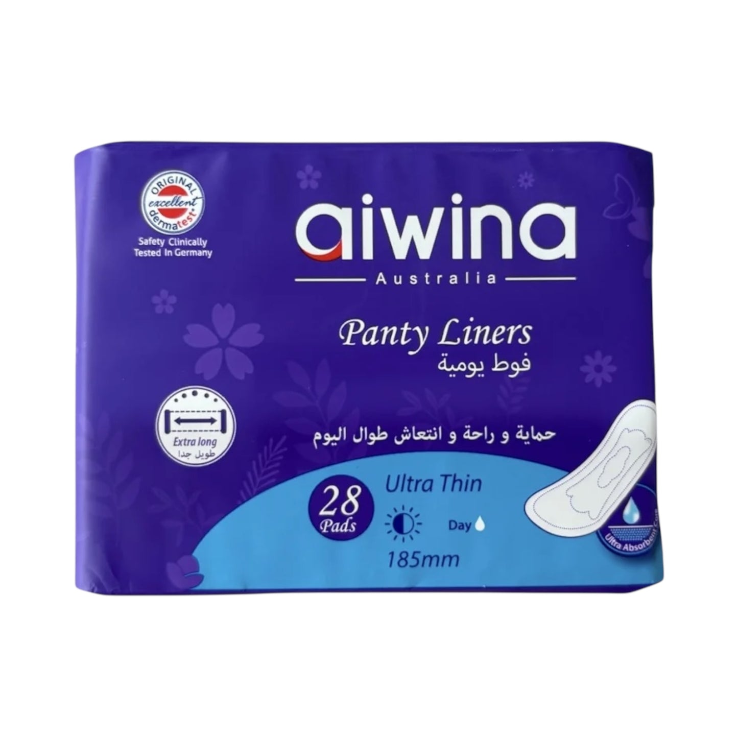 Aiwina Pads Panty Liners Extra Long (28pcs) 185mm