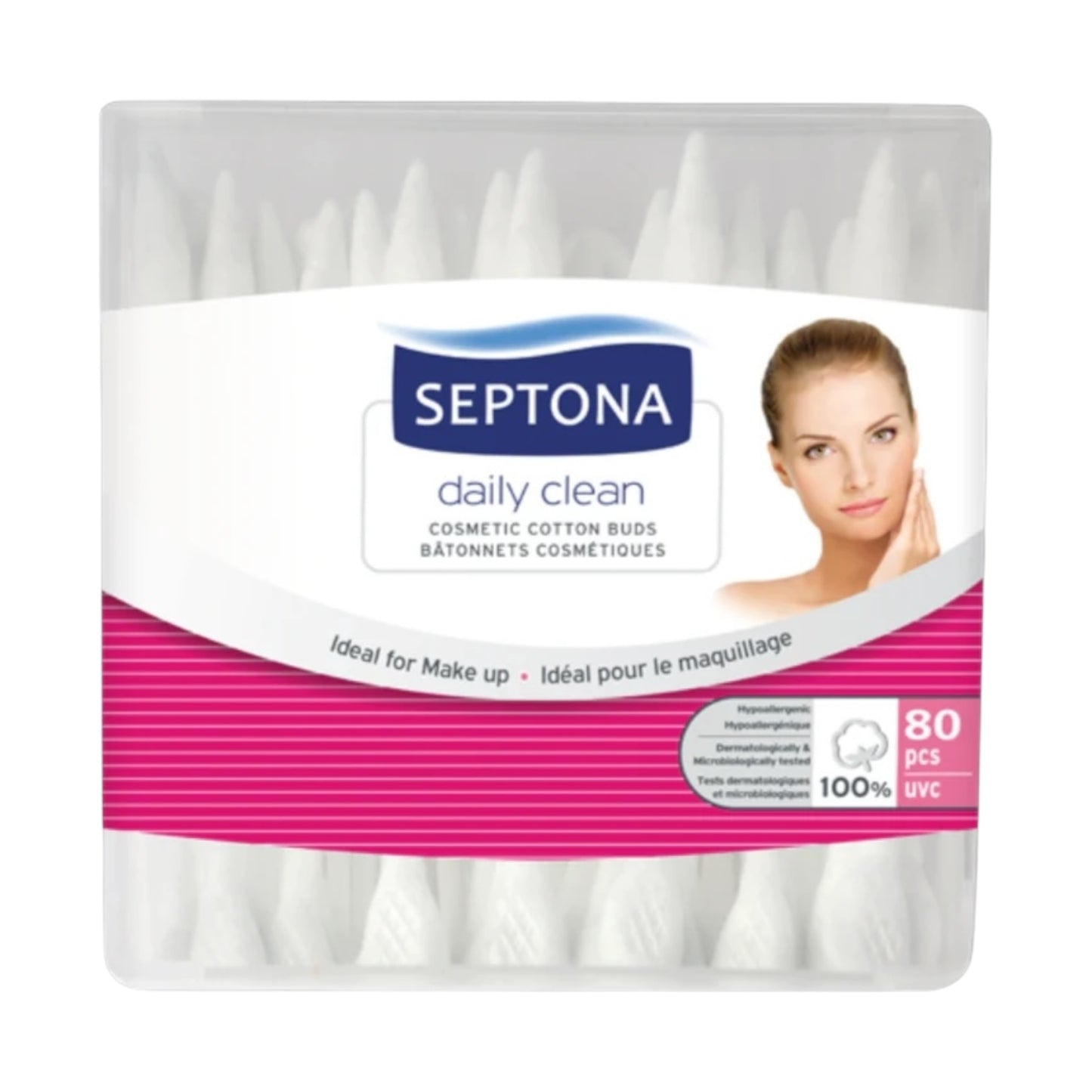 Septona Cosmetic Cotton Buds (80pcs)- Box