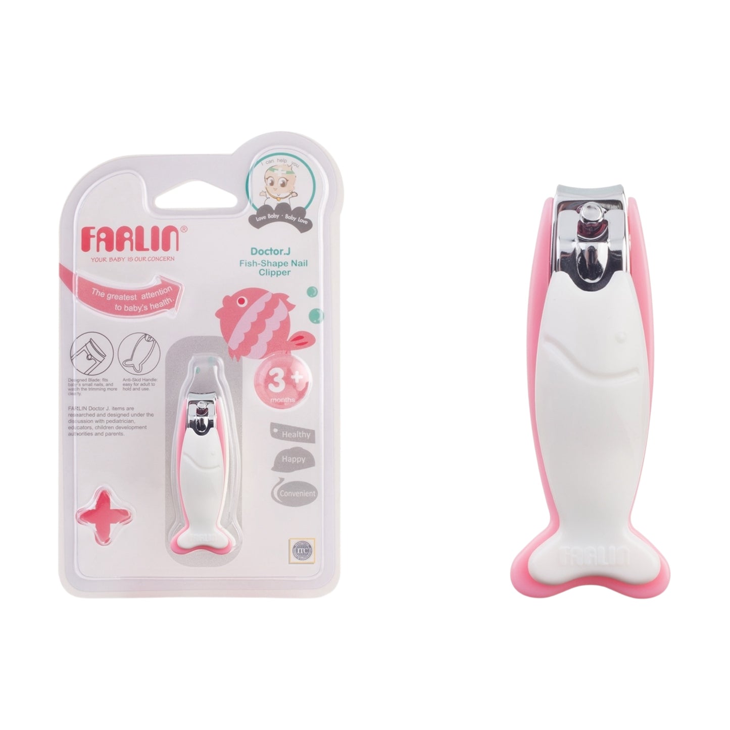 Farlin Fish Shape Nail Clipper
