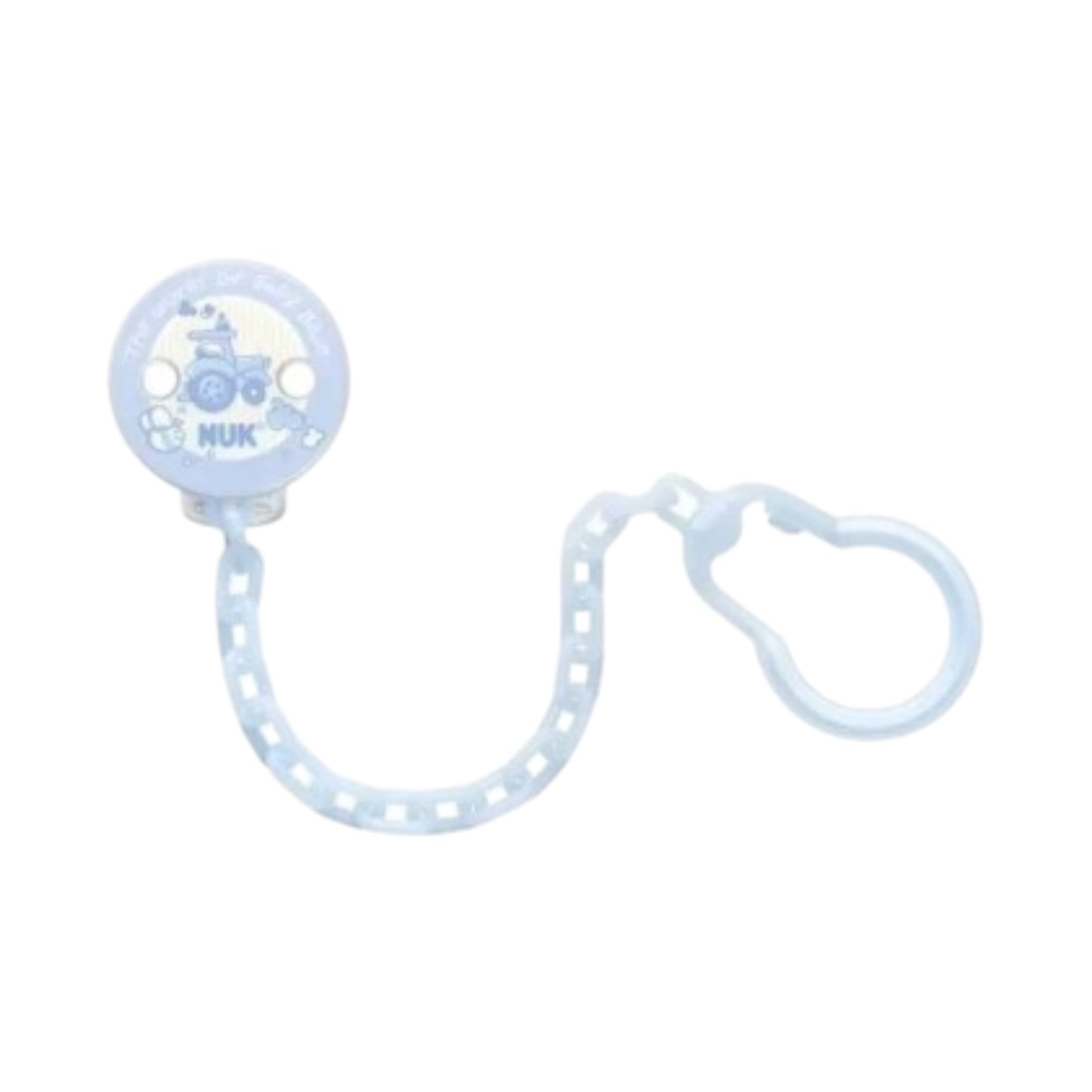Nuk Pacifier Clip 0m+-Blue تعليقة