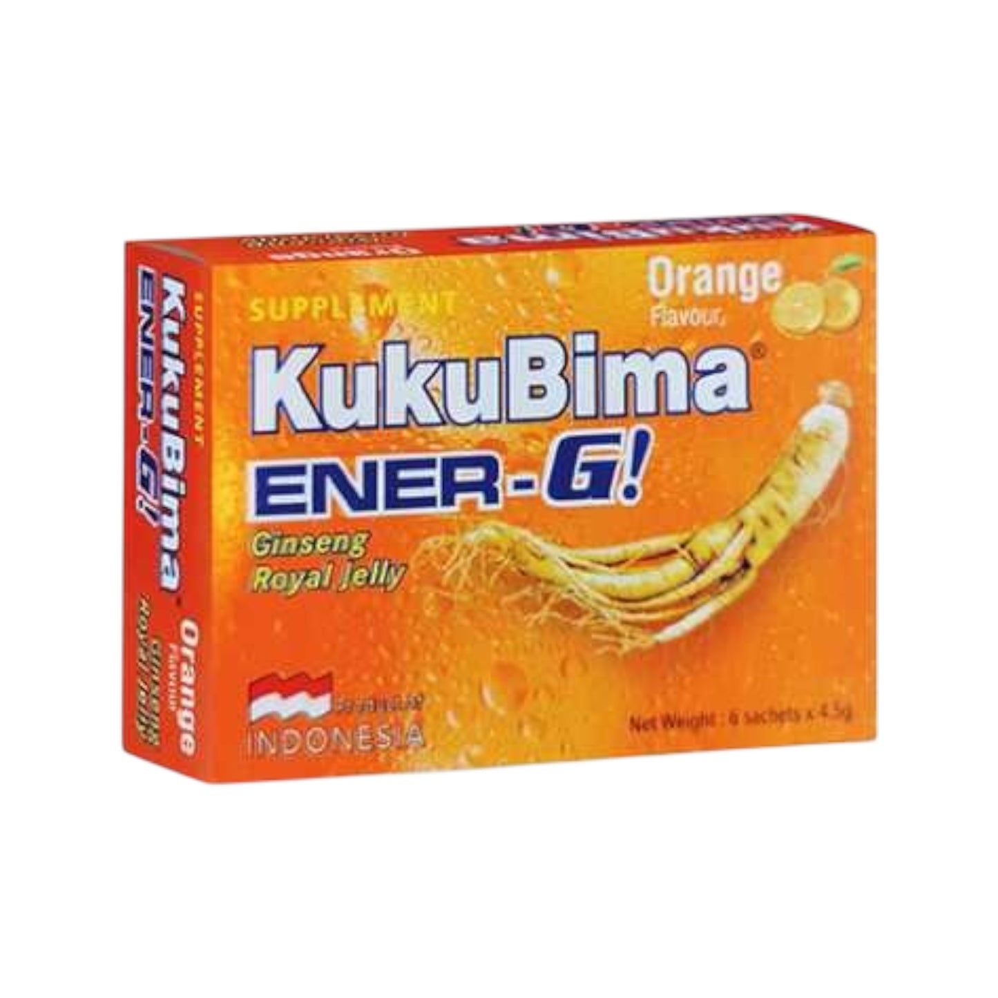 KukuBima Ener-G Ginseng Royal Jelly Orange Flavor