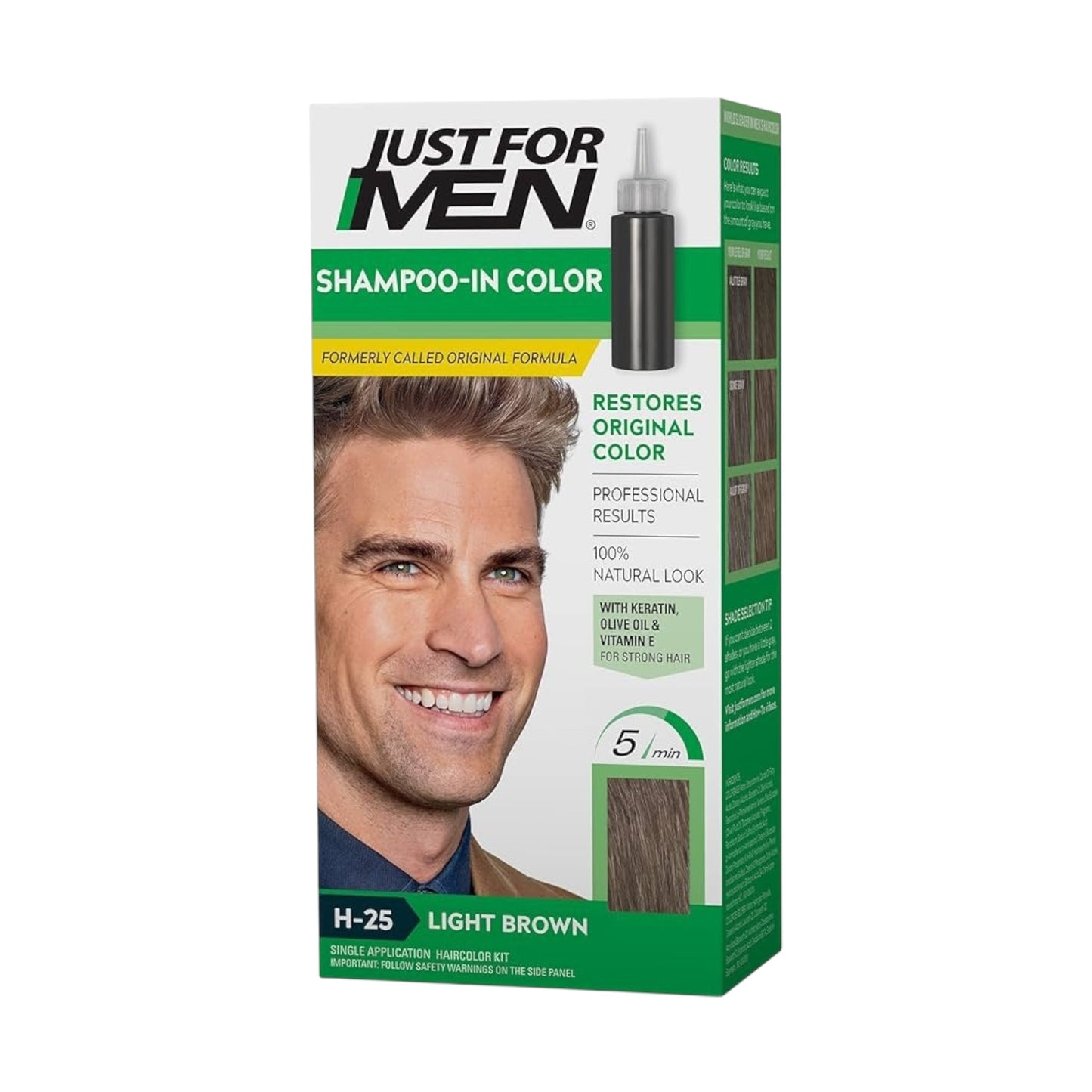 Just For Men Shampoo صبغة الشعر
In Haircolour Darkest Brown-H50
