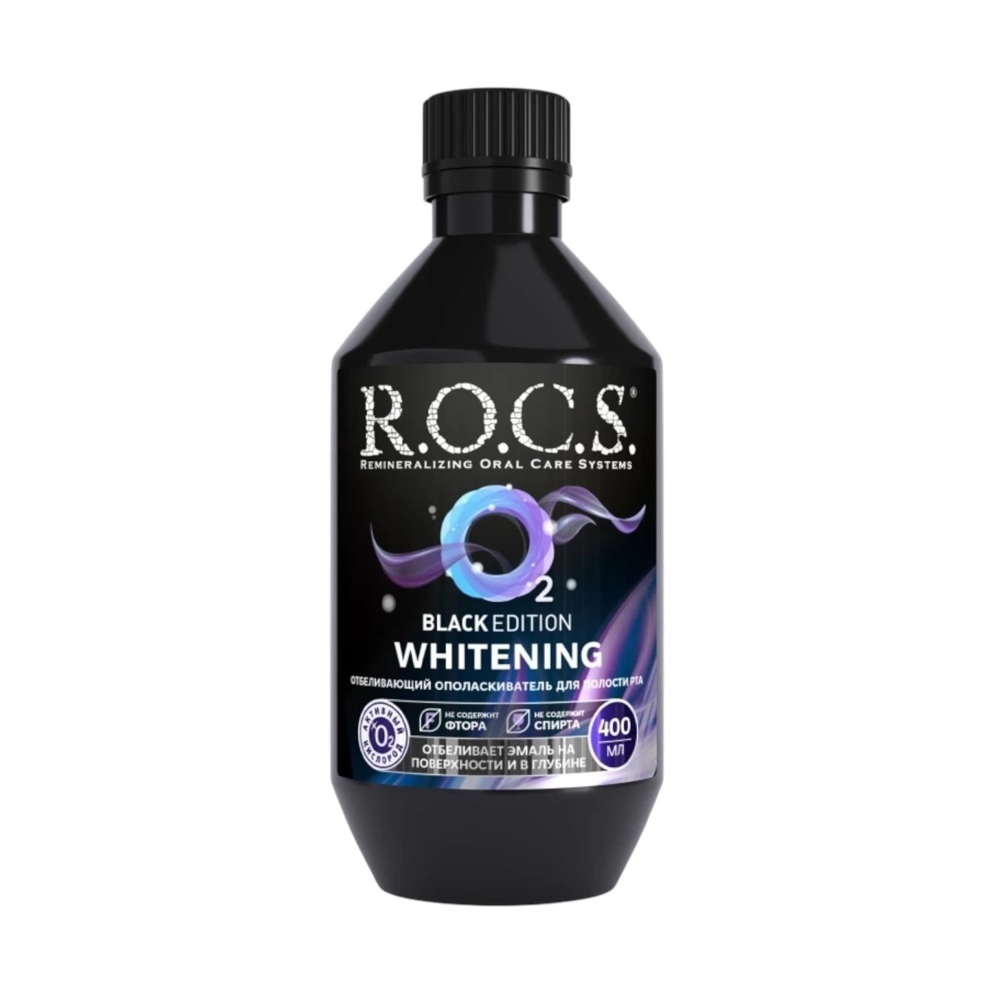 R.O.C.S. Mouthwash Black Edition 400ml (Alcohol...