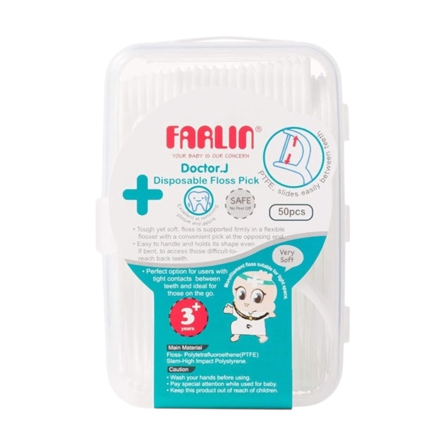 Farlin Disposable Floss Pick 50 PCS