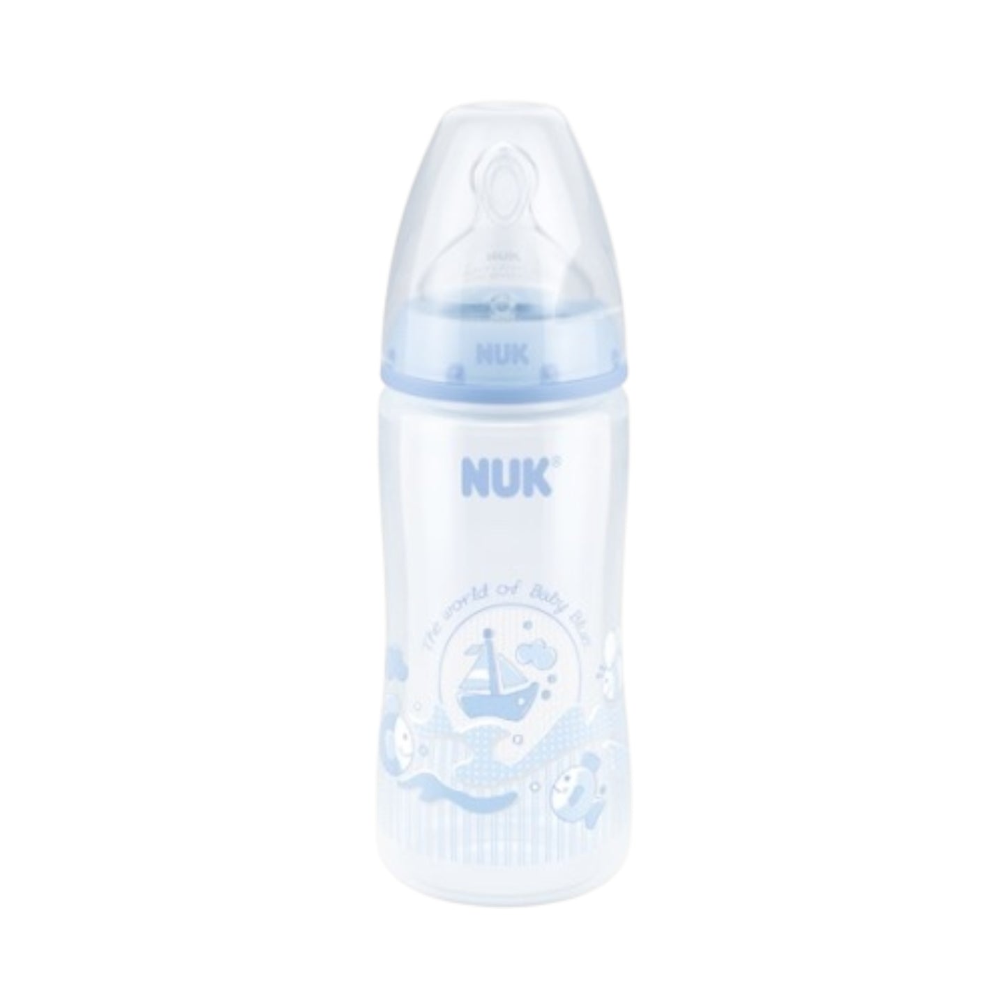 Nuk FC+ Wide Neck رضاعة الأطفال
Bottle 0-6m 150 ml -Blue
