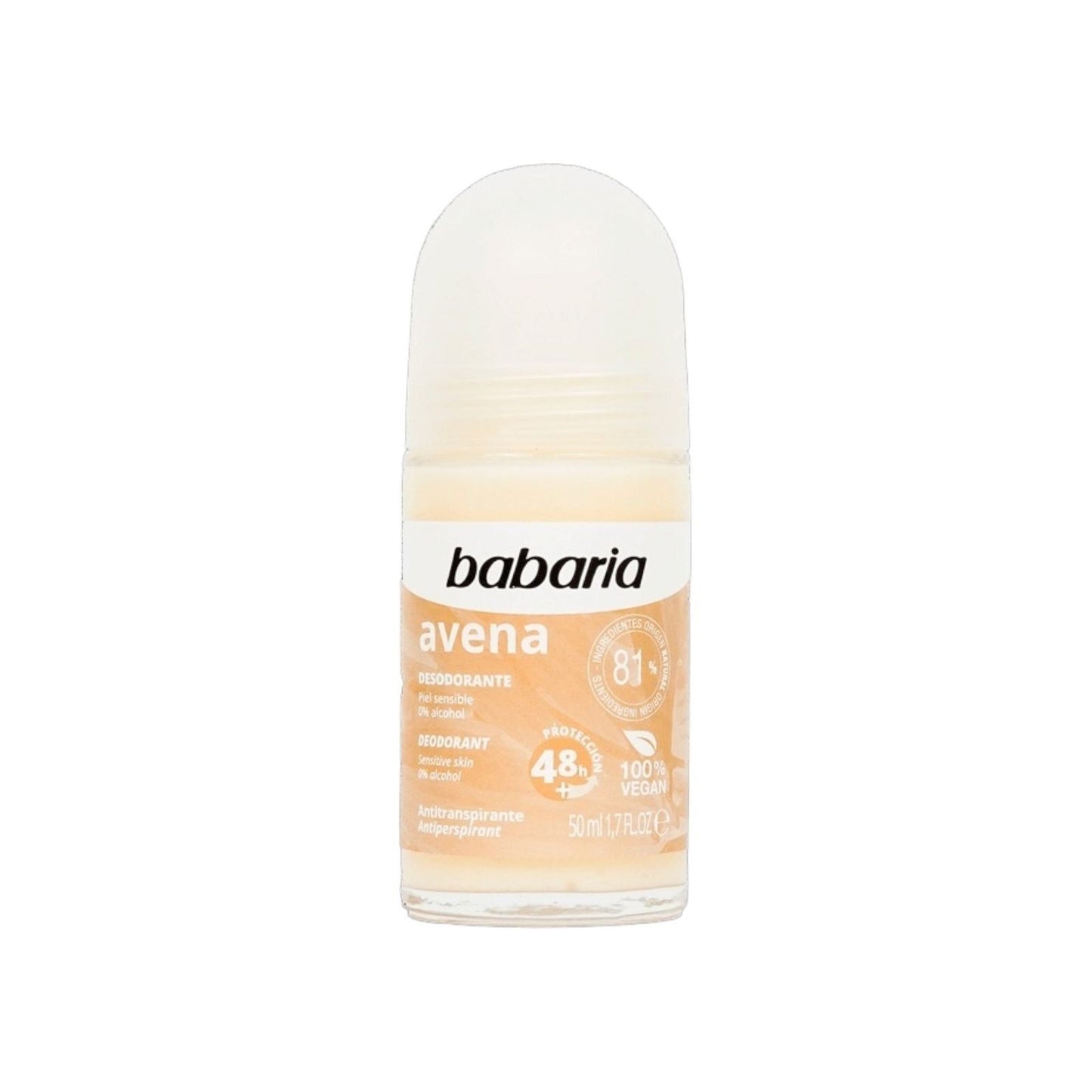 Babaria Deodorant Roll On Oat 50ml - MELIA PHARMACY - MELIA PHARMACY