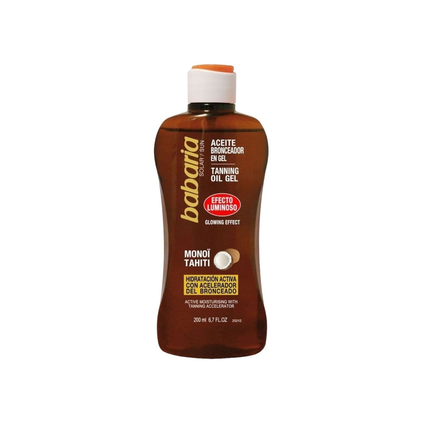 Babaria Glow-effect Tanning Oil Gel 200ml - MELIA PHARMACY - MELIA PHARMACY