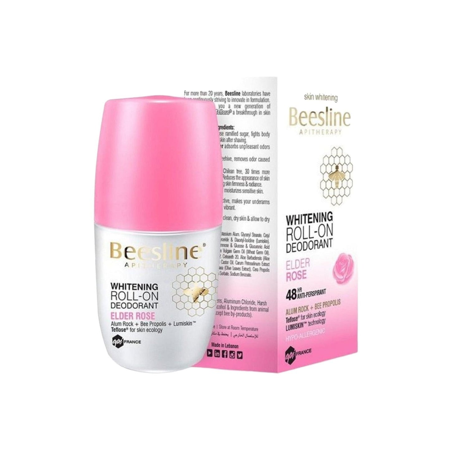 Beesline Whitening Roll-on Deodorant Cotton Candy 50ml - MELIA PHARMACY - MELIA PHARMACY