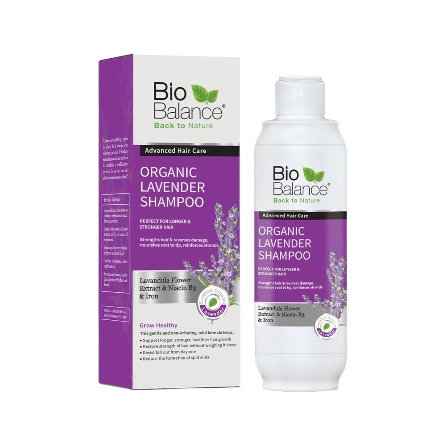 Bio Balance Organic Lavender Grow Healthy Shampoo 330ml - MELIA PHARMACY - MELIA PHARMACY
