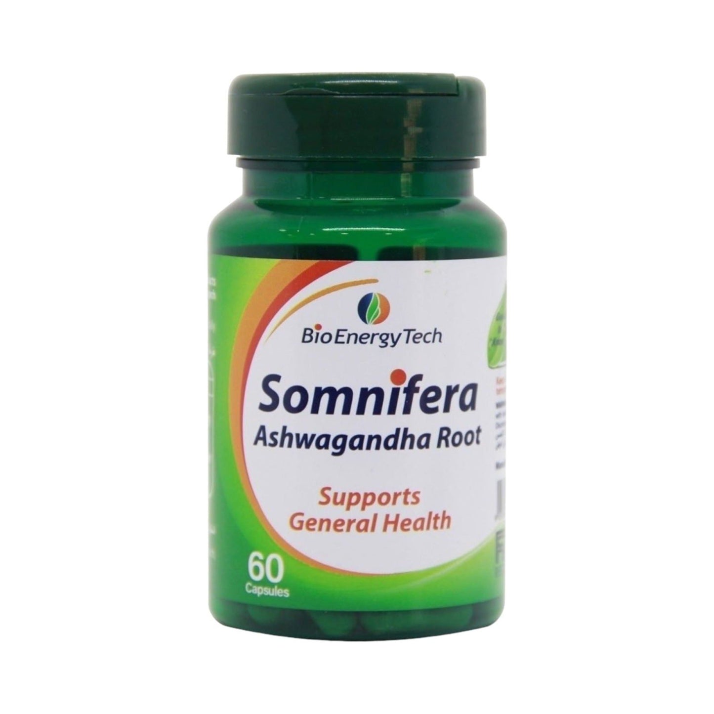 Bio Energy Tech Somnifera Ashwagandha Root 60Cap - MELIA PHARMACY - MELIA PHARMACY