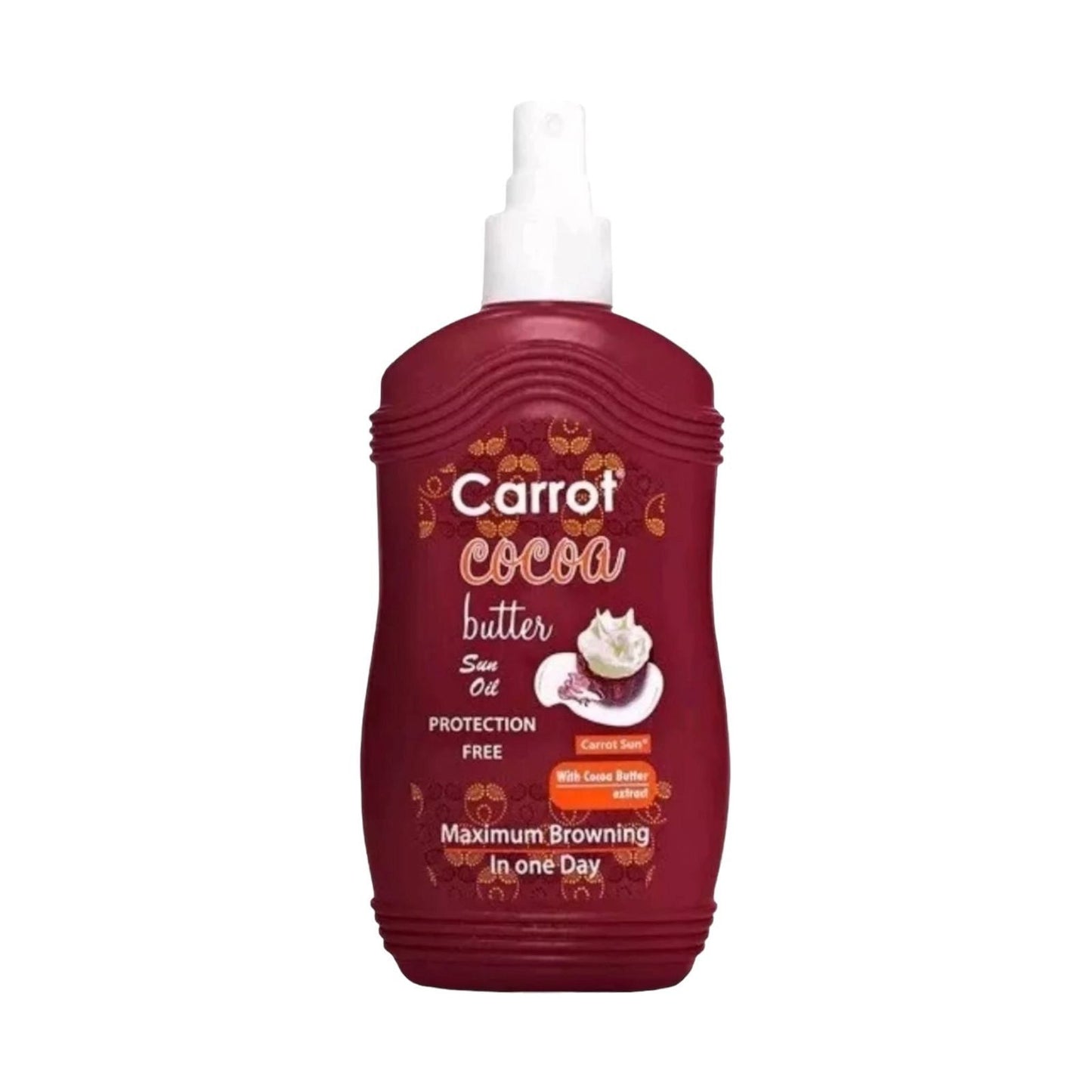 Carrot Cocoa Butter Sun Tanning Oil 200ML - MELIA PHARMACY - MELIA PHARMACY