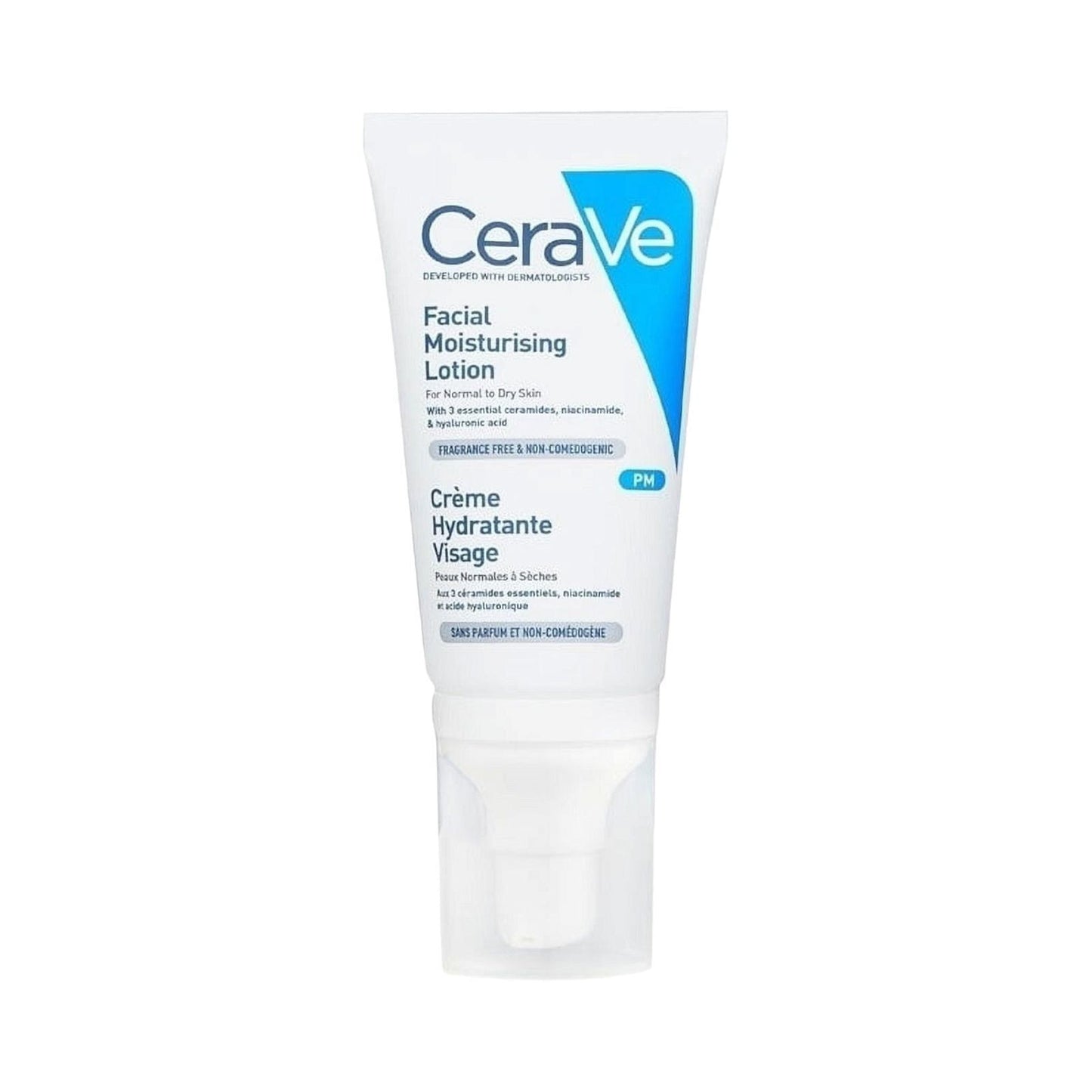 Cerave PM Facial Moisturizing Lotion Night Cream with Hyaluronic Acid 52Ml - MELIA PHARMACY - MELIA PHARMACY