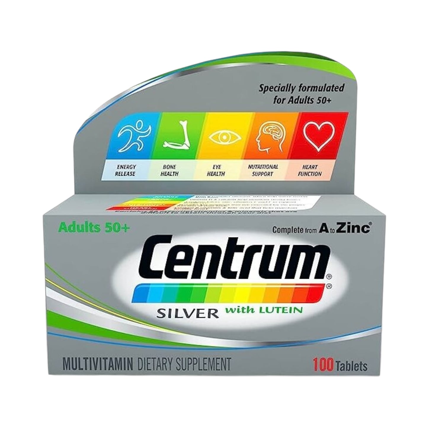 Centrum Silver with Lutein 100 Tablets