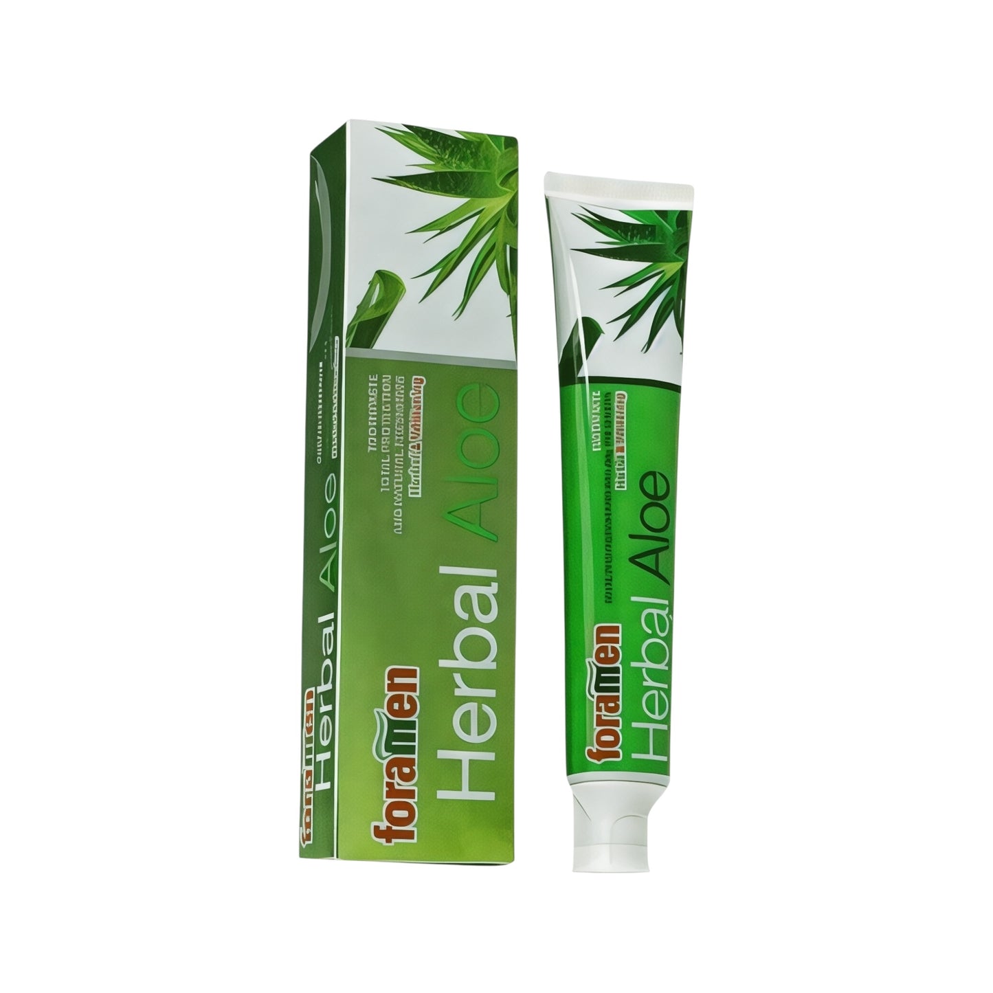 Foramen Herbal Aloe معجون الأسنان
Vera Toothpaste 75ml