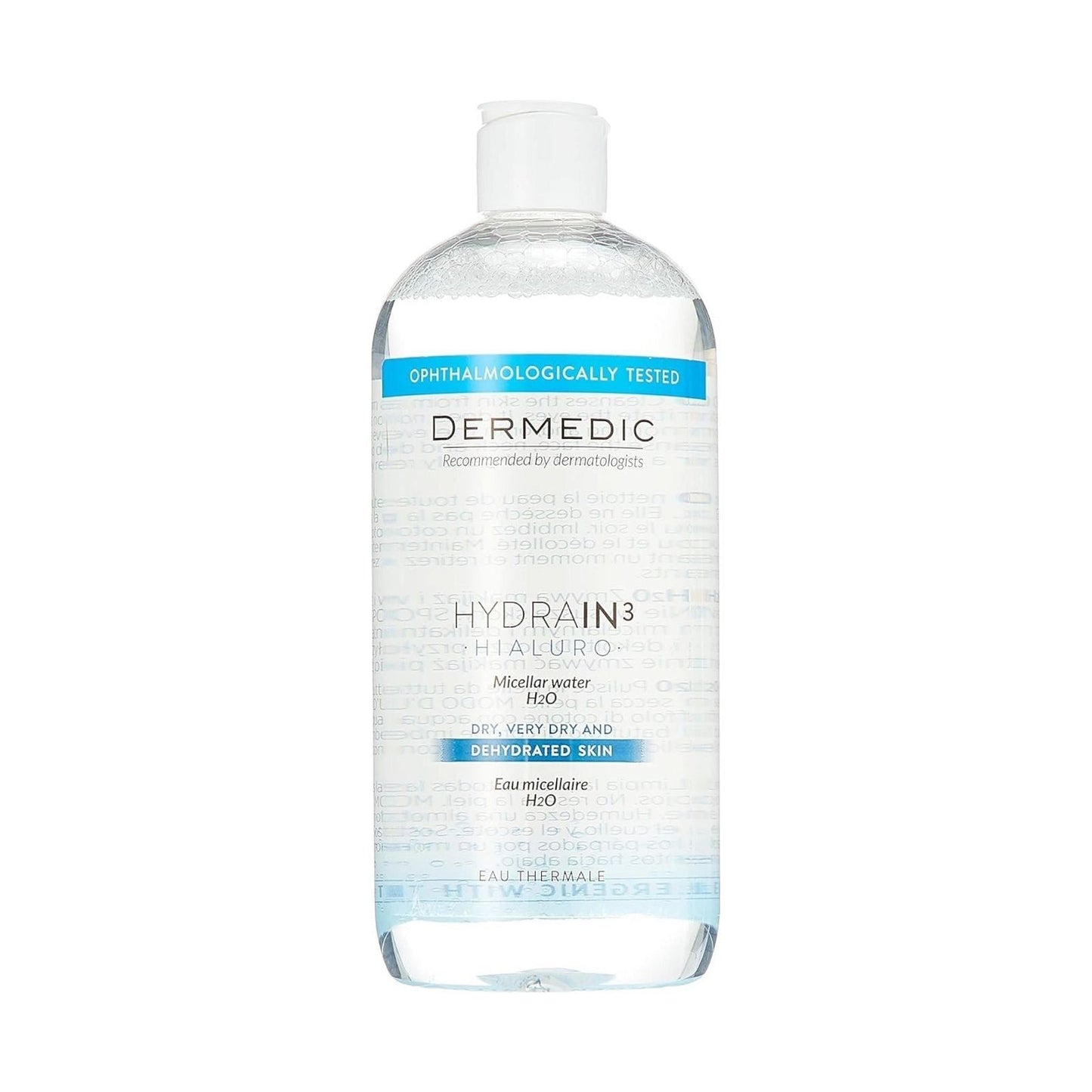 Dermedic Hydrain3 Micellar Water 500Ml - MELIA PHARMACY - MELIA PHARMACY