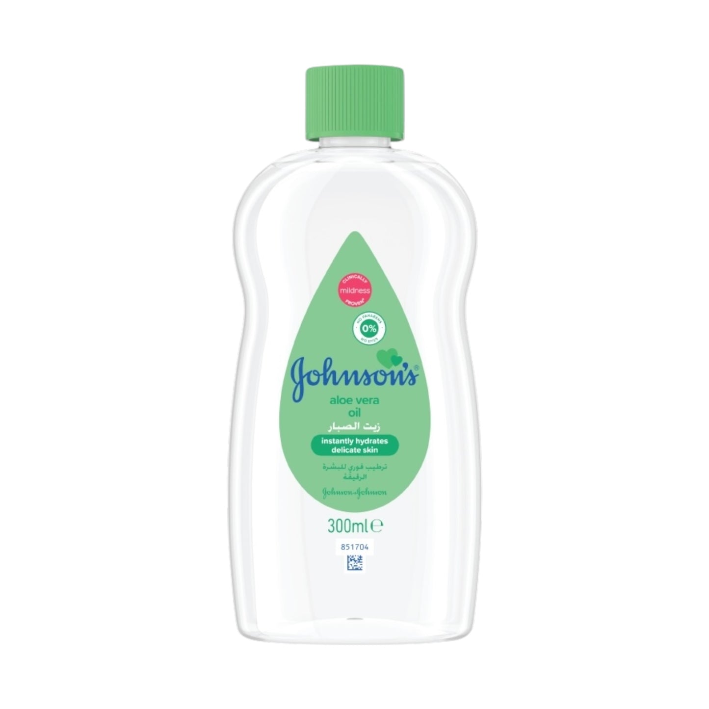 Johnsons Aloe Vera زيت الاطفال
Baby Oil 300ml