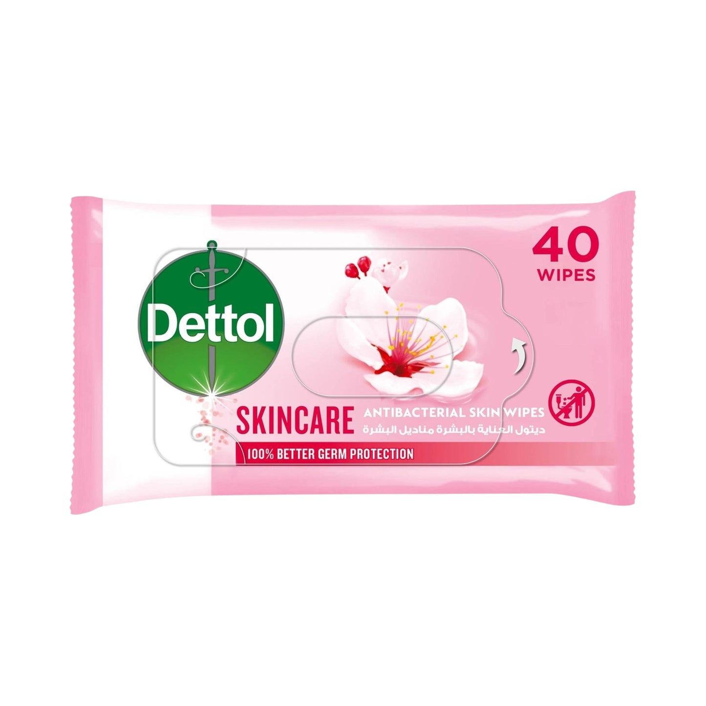 Dettol Skin Wipes المناديل المبللة
Skincare 40 Pcs