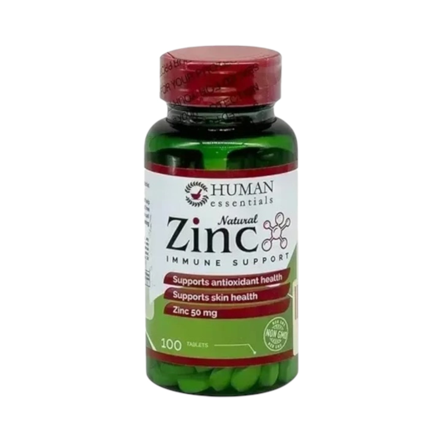 Human Essentials Zinc 50mg 30 Tablets