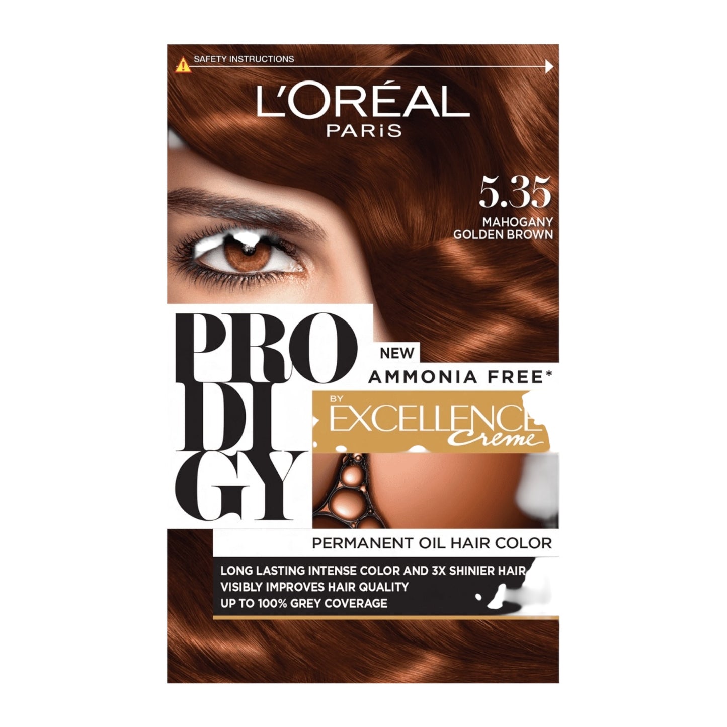 L'Oreal Prodigy Golden Chocolate Brown 5.35