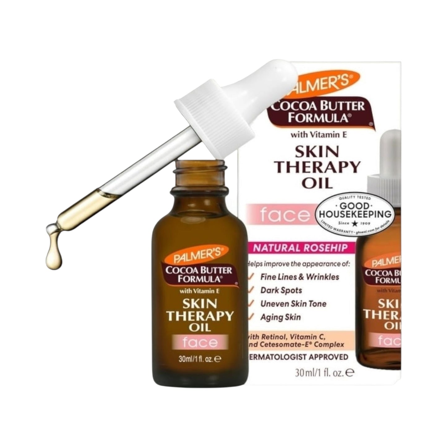 Palmers Skin Therapy Facial Oil Rose 30Ml