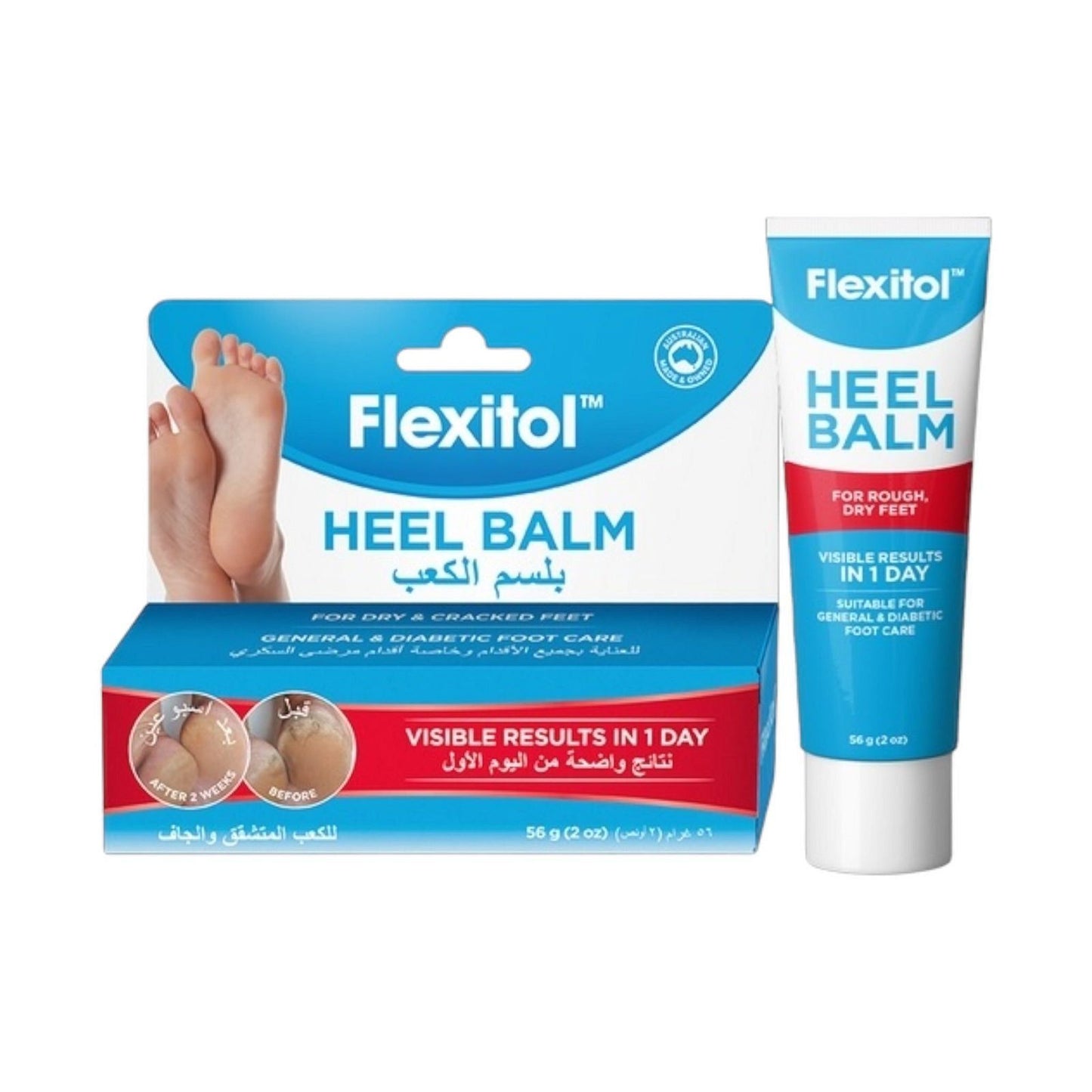 Flexitol Heel Balm For Dry And Cracked Feet 56G - MELIA PHARMACY - MELIA PHARMACY