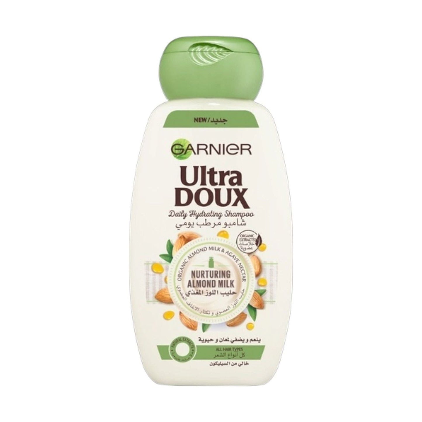 Garnier Ultra Doux Nurturing Almond Milk Daily Hydrating Shampoo - MELIA PHARMACY - MELIA PHARMACY