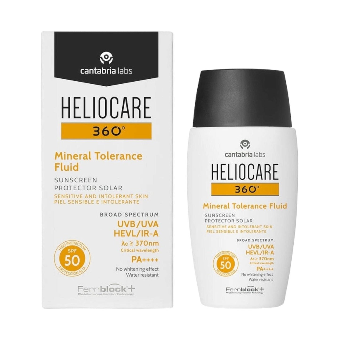 Heliocare 360 Mineral Tolerance Fluid Spf 50+ Sunblock 50ml - MELIA PHARMACY - MELIA PHARMACY