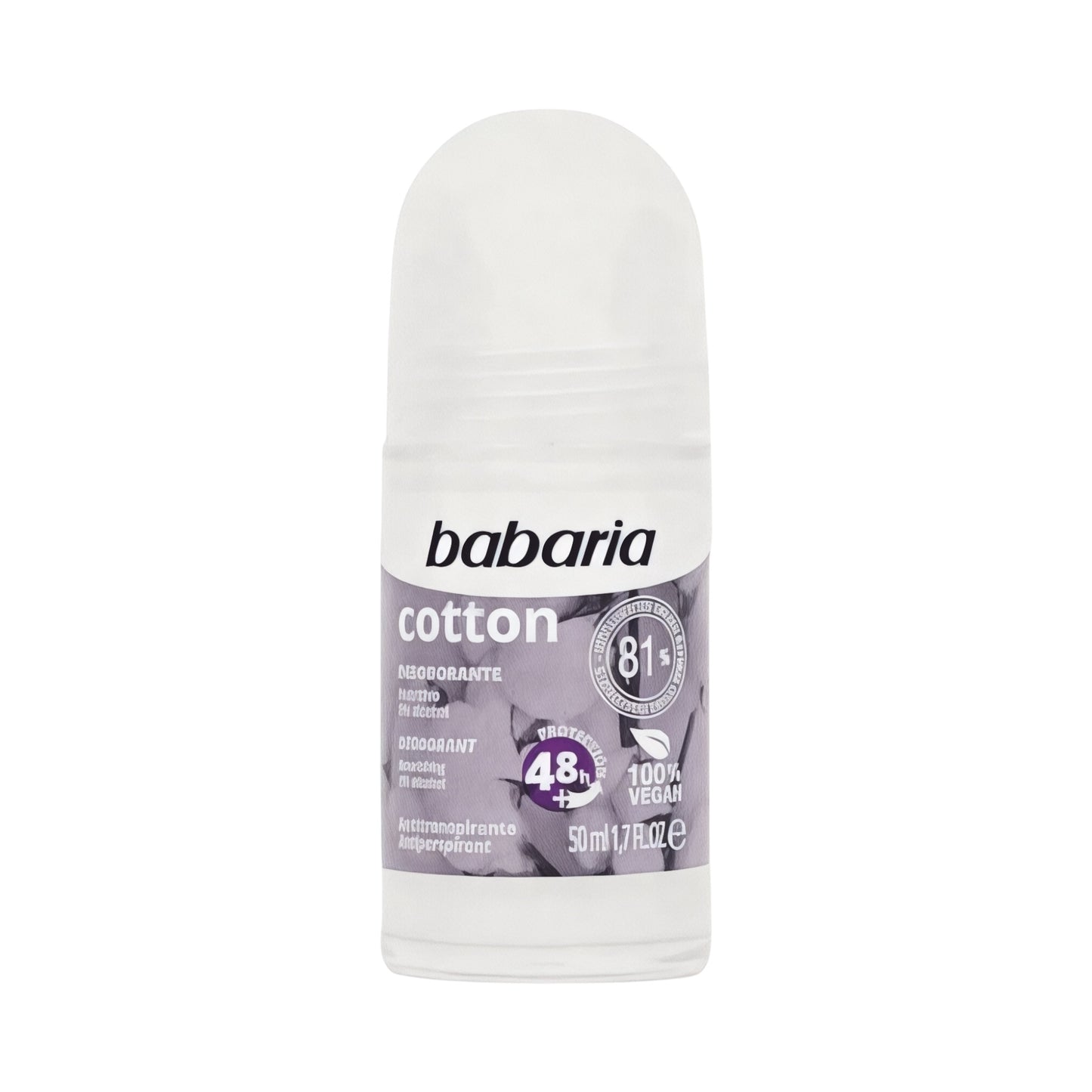 Babaria Roll On Cotton Deodorant 50ml