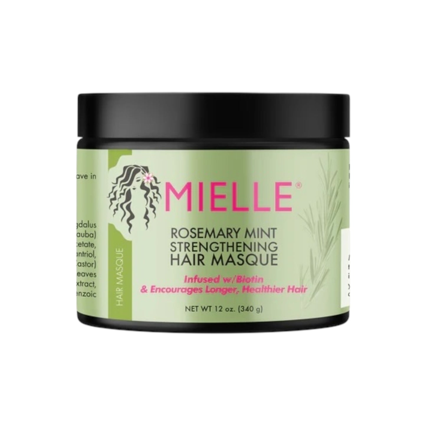 Mielle, Strengthening Hair Masque, Rosemary Mint, 12 oz (340 g)
