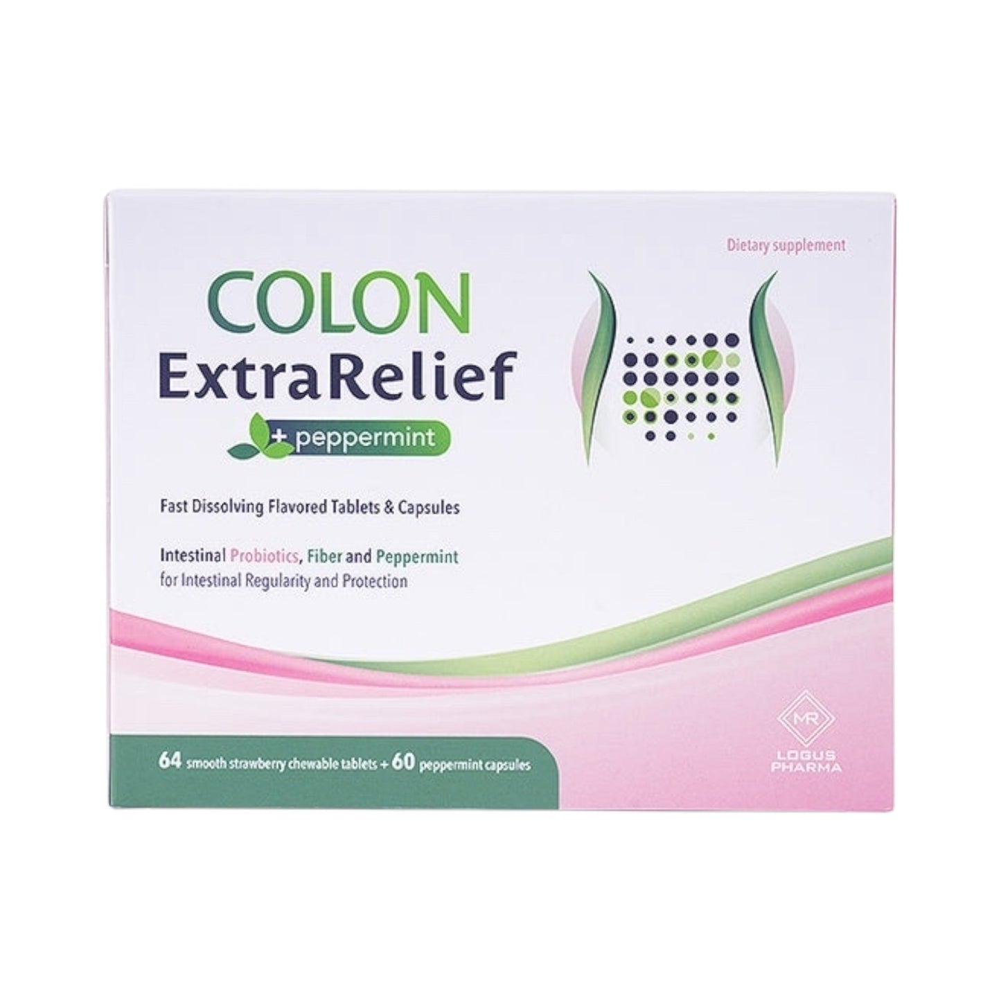 ColonExtra Relief 64 Chewable Tablets + 60