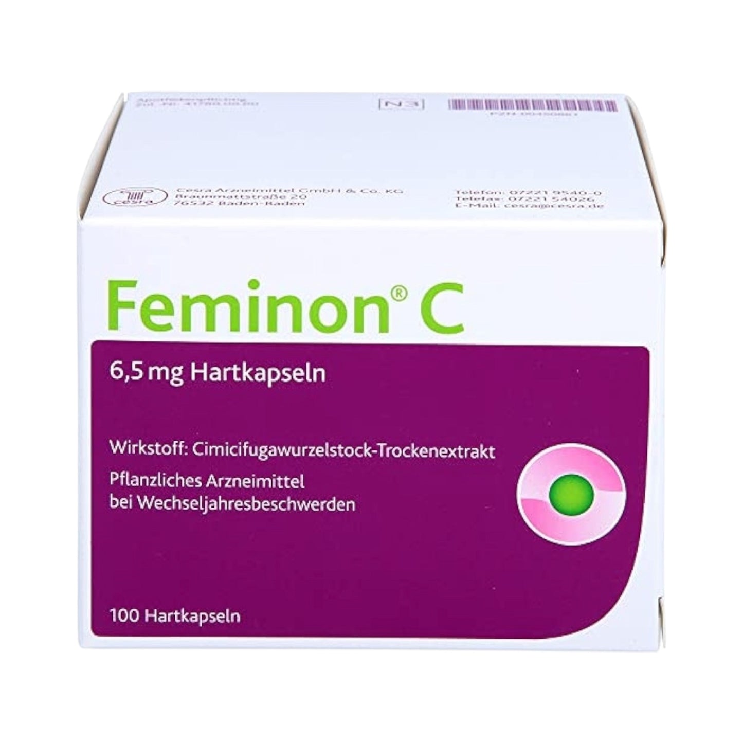 Feminon C 6.5 mg 30 فيتامينات المرأة
Capsules