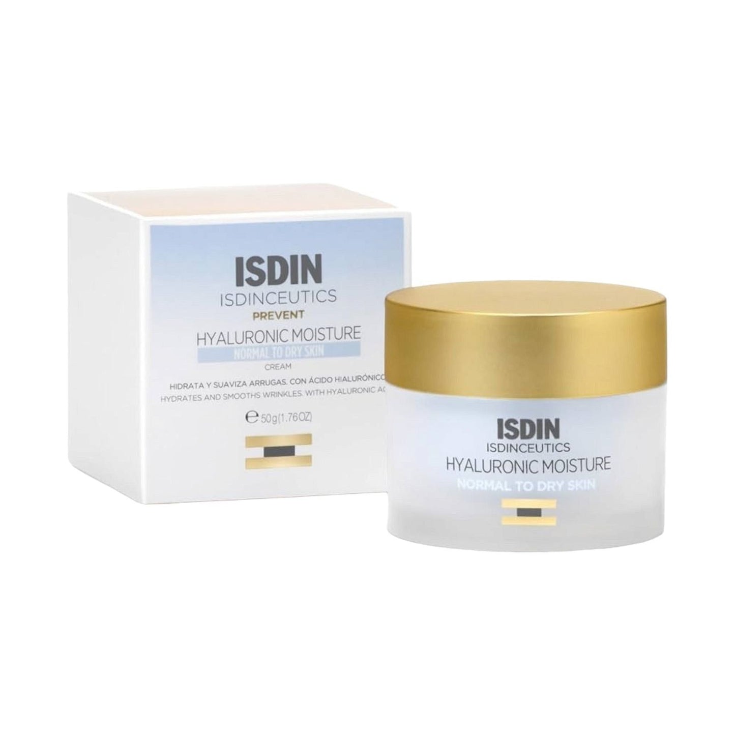 Isdin Hyaluronic Moisture Normal To Dry Skin Cream 50g - MELIA PHARMACY - MELIA PHARMACY