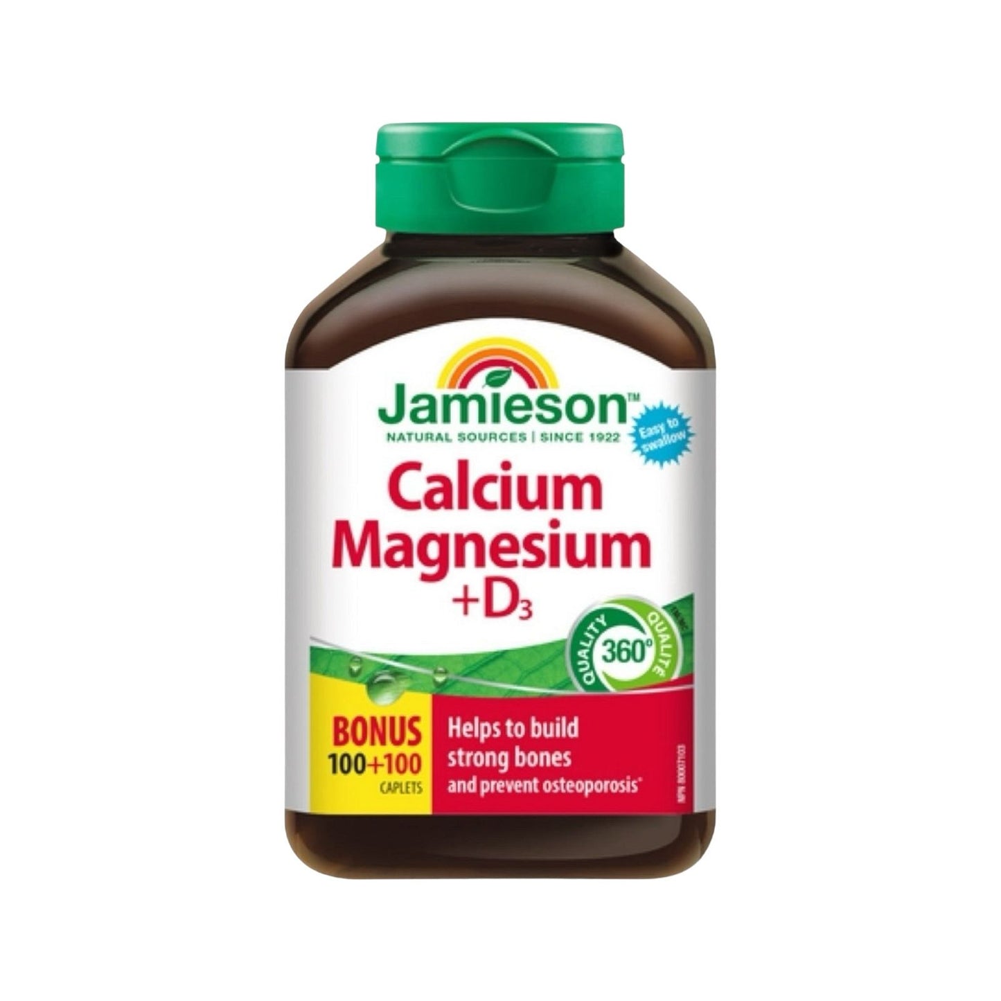Jamieson Calcium Magnesium With Vitamin D3 200 Capsule - MELIA PHARMACY - MELIA PHARMACY