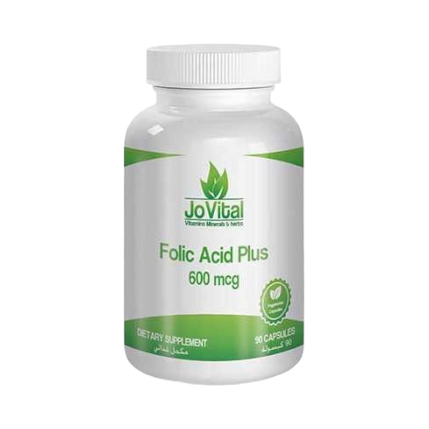 Jovital Folic Acid Plus 600Mcg, 90 Capsule - MELIA PHARMACY - MELIA PHARMACY