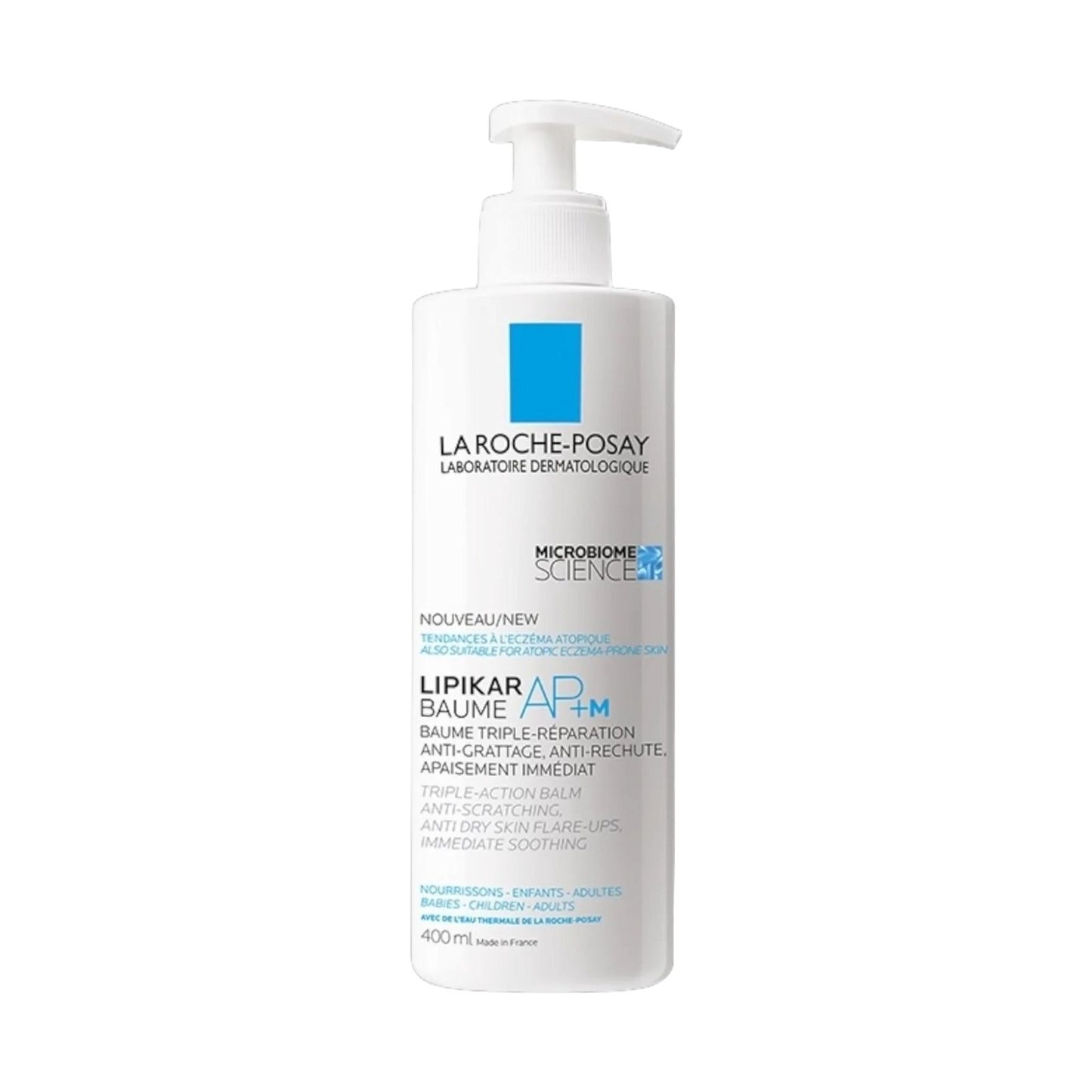 La Roche-Posay Lipikar Baume Ap+M Moisturizing for Dry and Eczema-Prone Skin 400ml - MELIA PHARMACY - MELIA PHARMACY