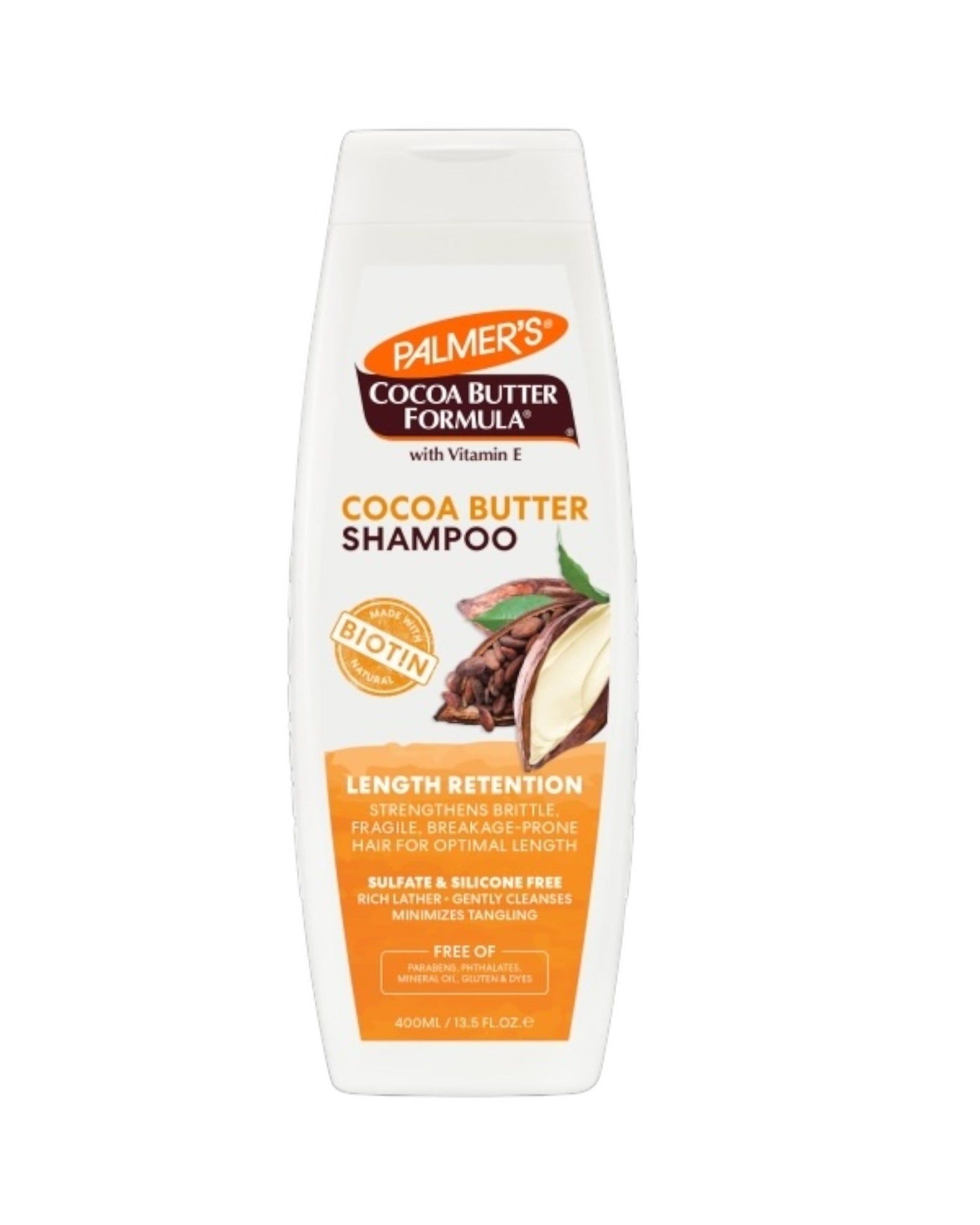 Palmers Cocoa Butter And Biotin Length Retention Shampoo 400G - MELIA PHARMACY - MELIA PHARMACY