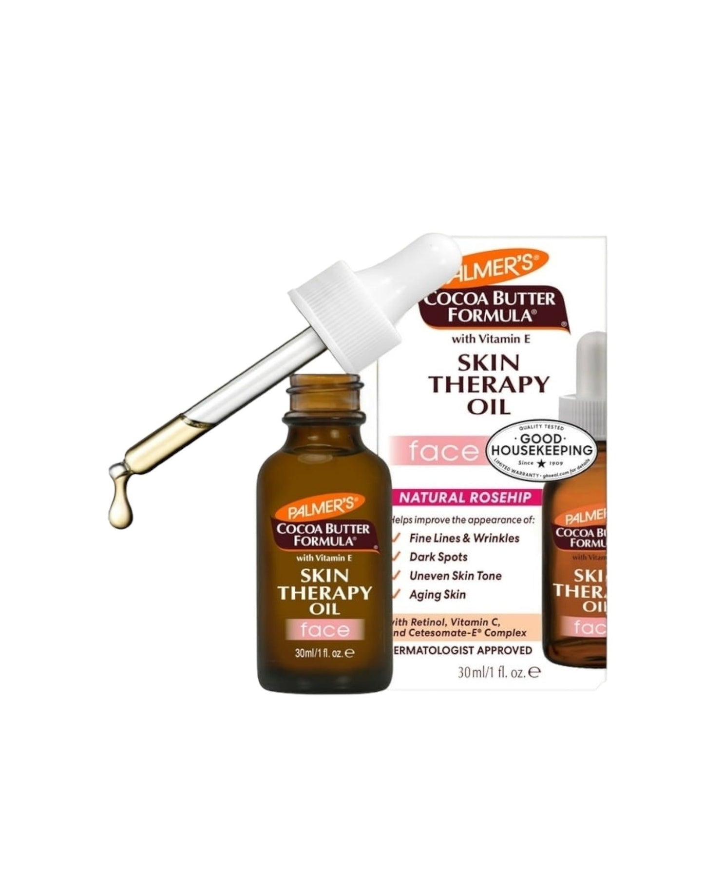 Palmers Skin Therapy Facial Oil Rose 30Ml - MELIA PHARMACY - MELIA PHARMACY