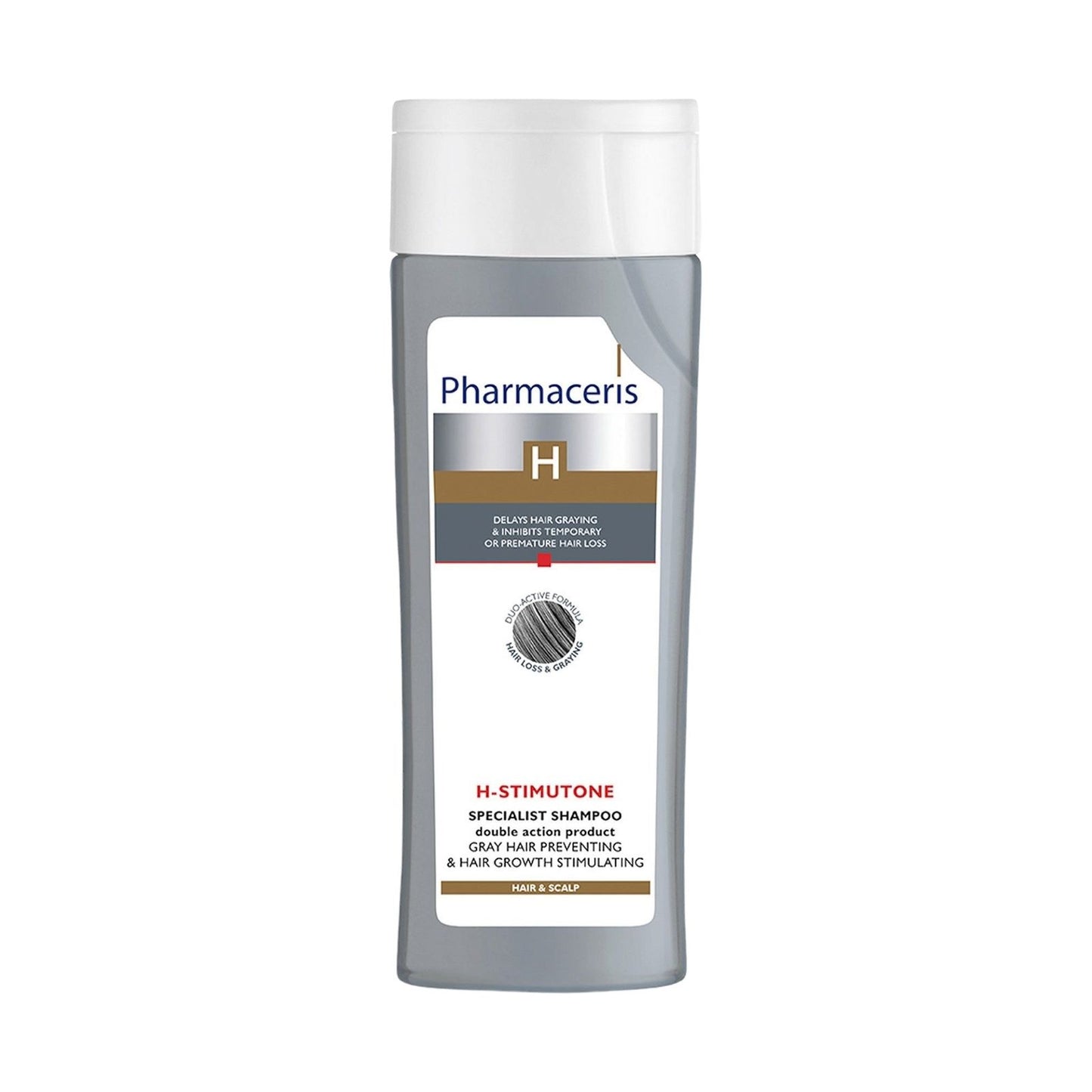Pharmaceris H Stimutone Gray Hair Preventing Shampoo 250Ml - MELIA PHARMACY - MELIA PHARMACY