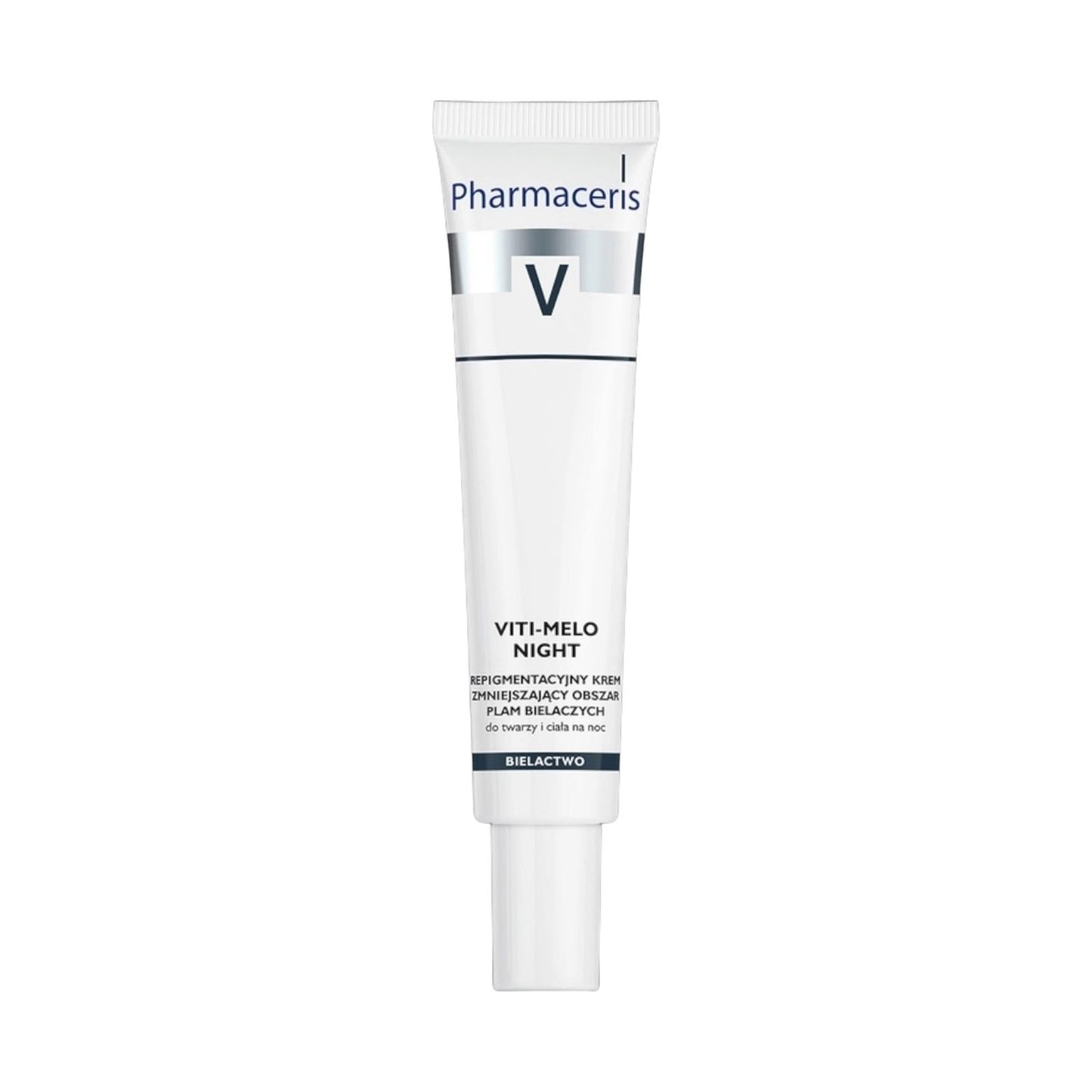 Pharmaceris V Viti-Melo Repigmentation Night Cream Minimising Vitiligo Lesions For Face And Body 40Ml - MELIA PHARMACY - MELIA PHARMACY