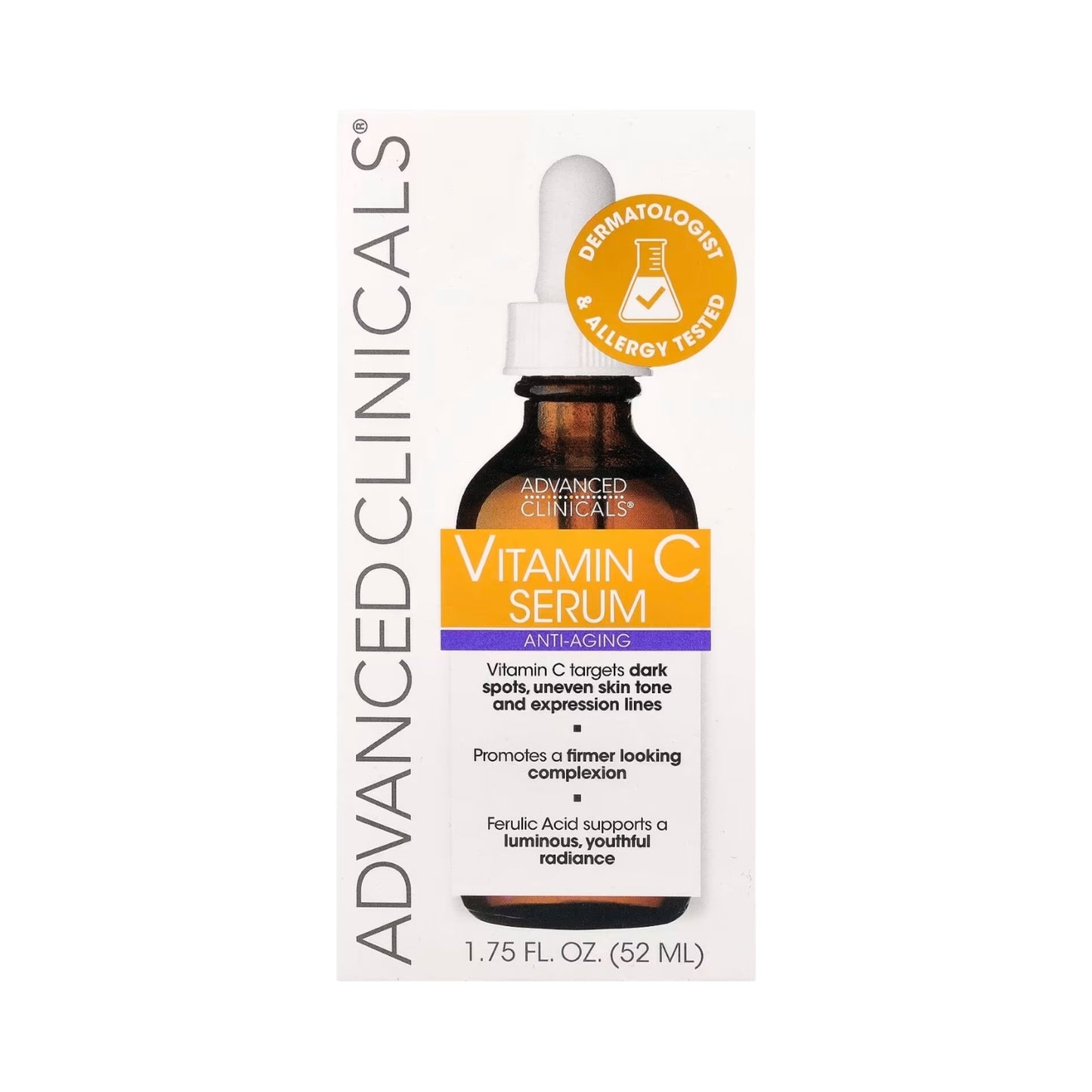 Advanced Clinicals, Vitamin C Serum
52 ml